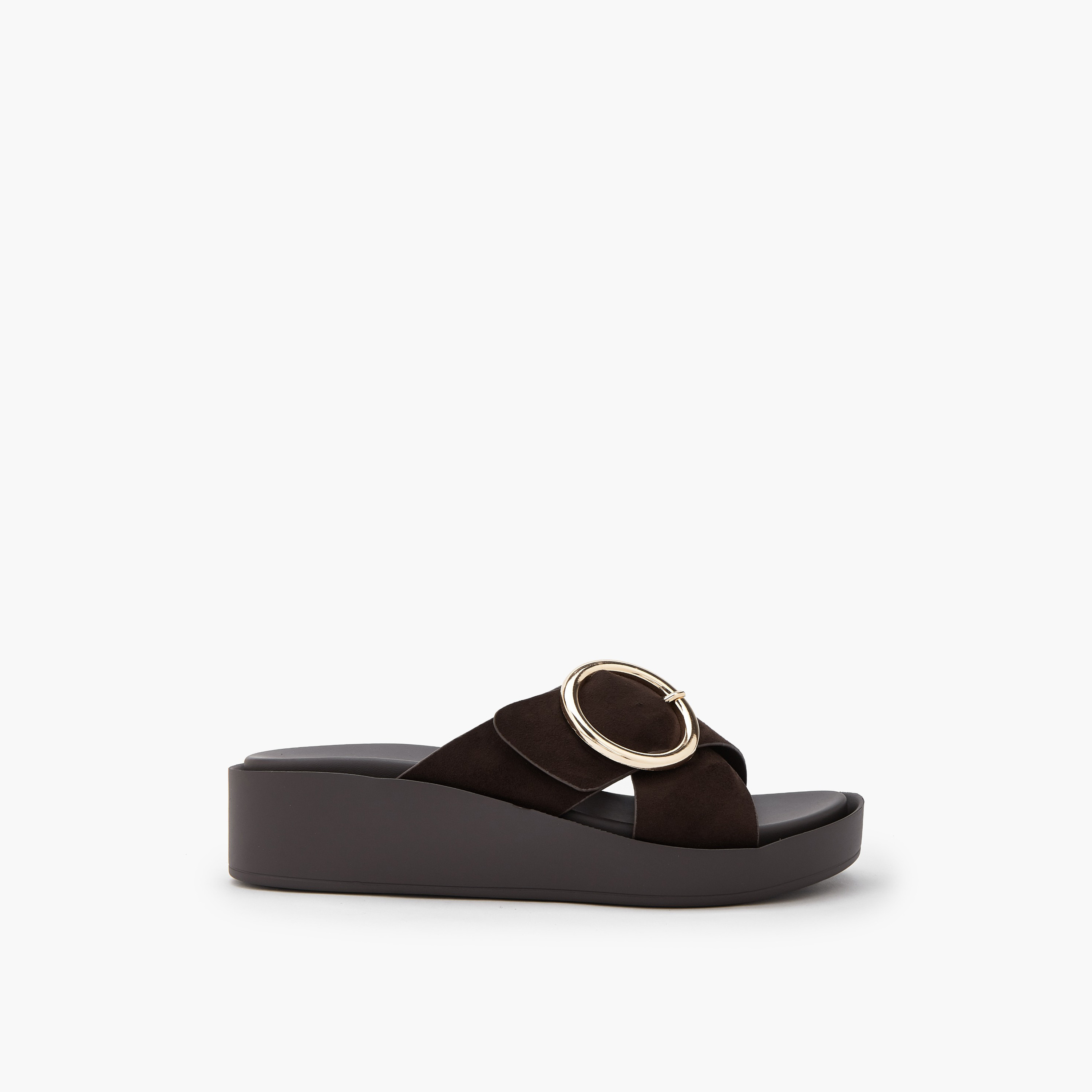 صندل سهل الارتداء بزينة إبزيم للنساء من فلورا بيلا-women-shoes-sandals-heeled-image-3