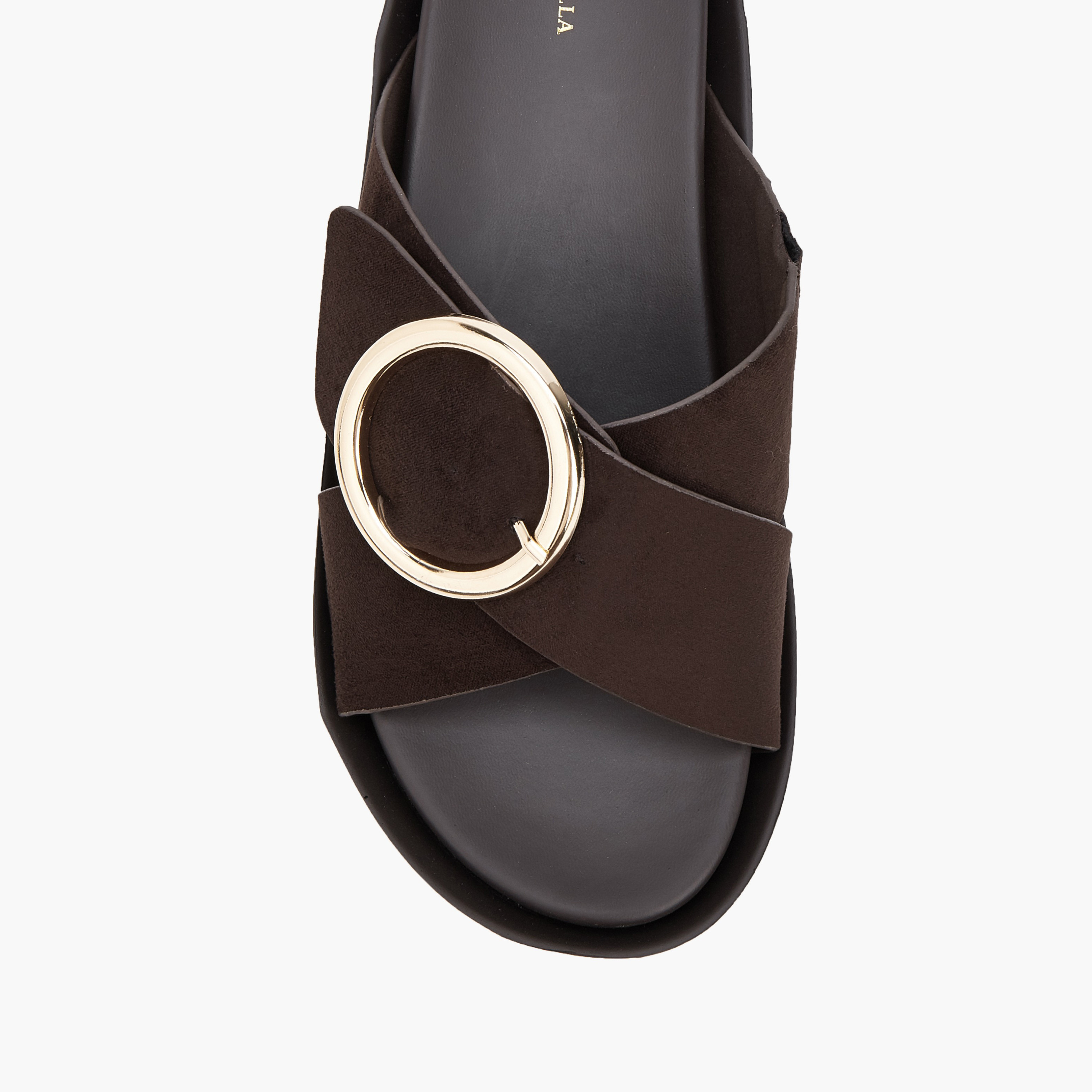 صندل سهل الارتداء بزينة إبزيم للنساء من فلورا بيلا-women-shoes-sandals-heeled-image-4