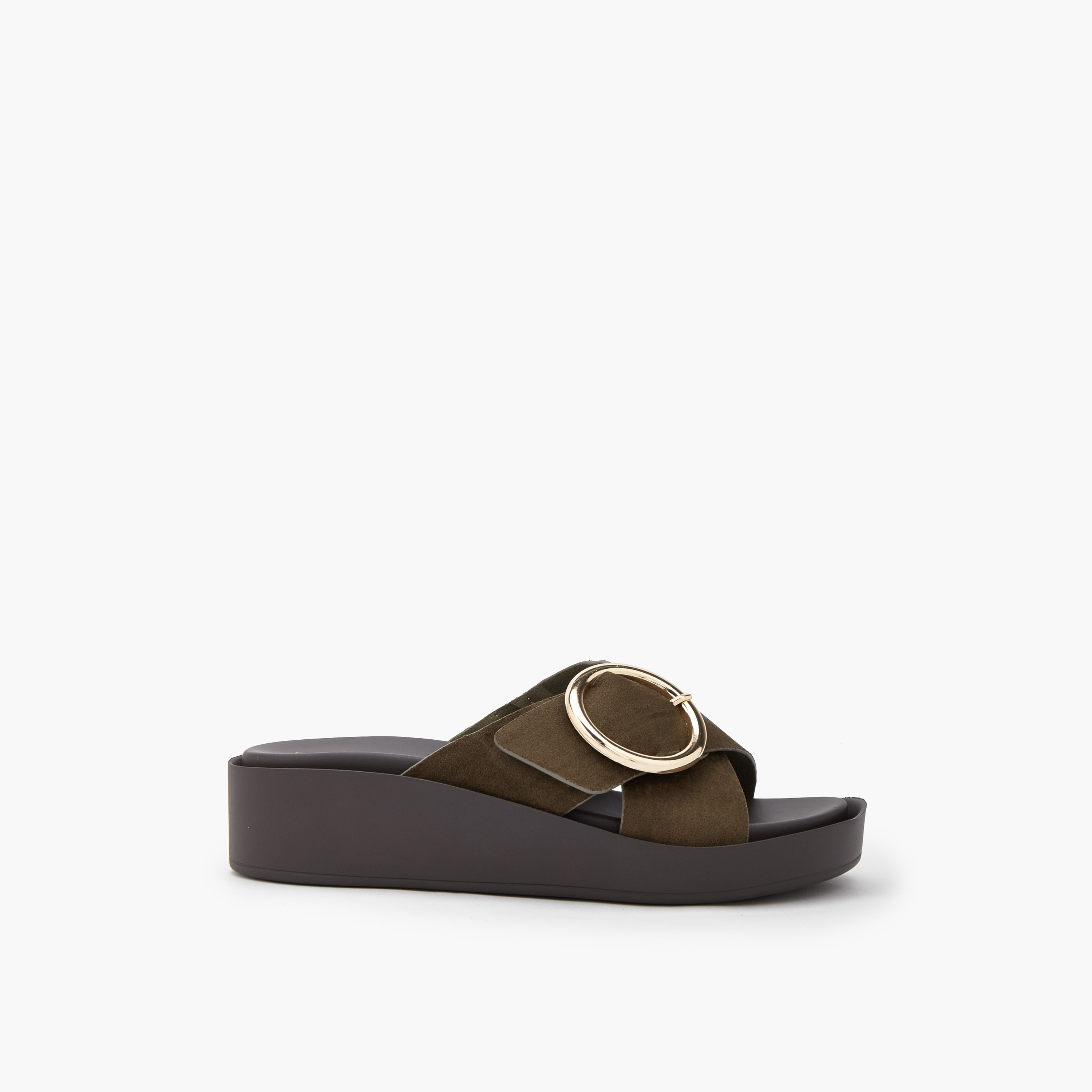 صندل سهل الارتداء بزينة إبزيم للنساء من فلورا بيلا-women-shoes-sandals-heeled-image-3