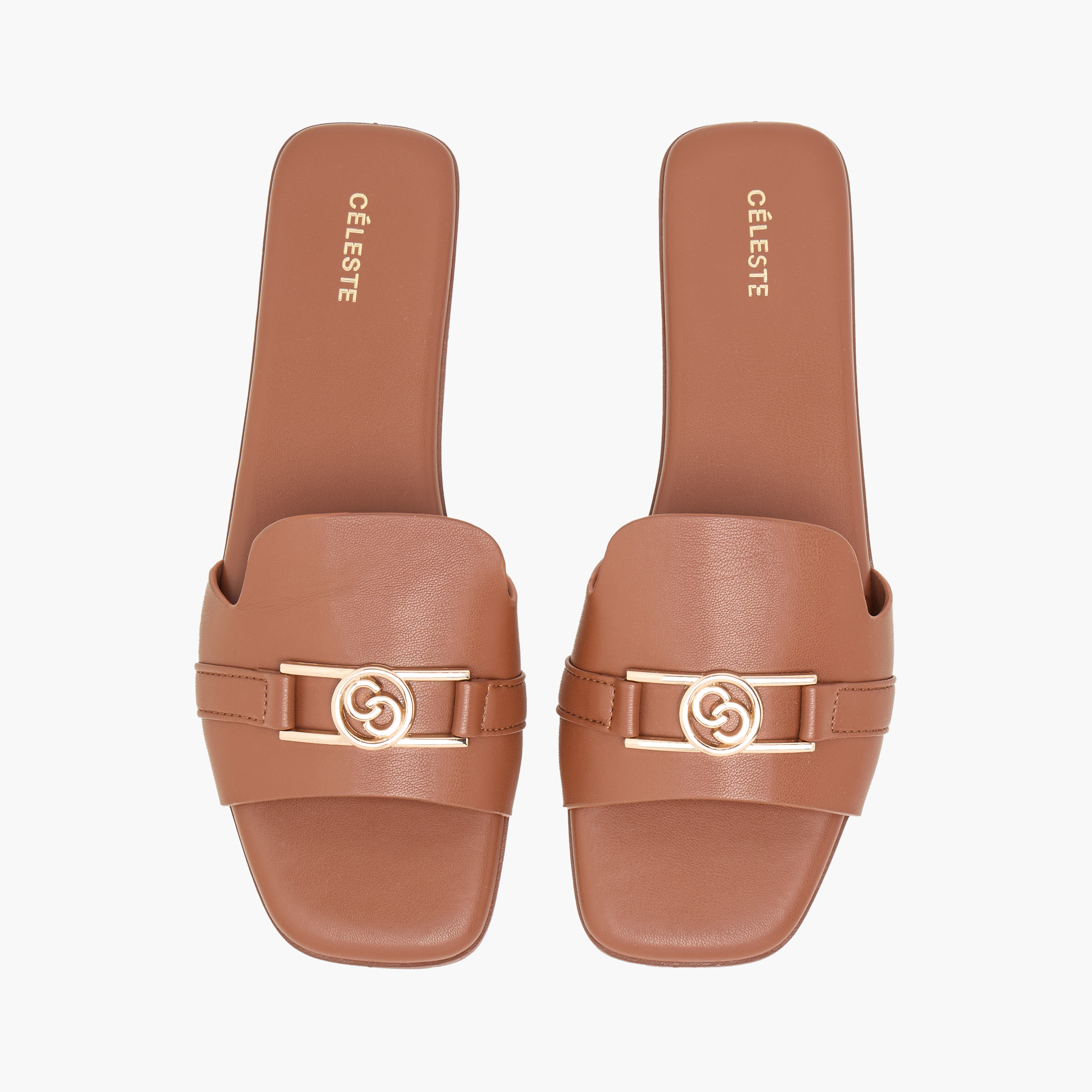 صندل سهل الارتداء بزخارف شعار للنساء من سيليست-women-shoes-flats-sandals-image-9
