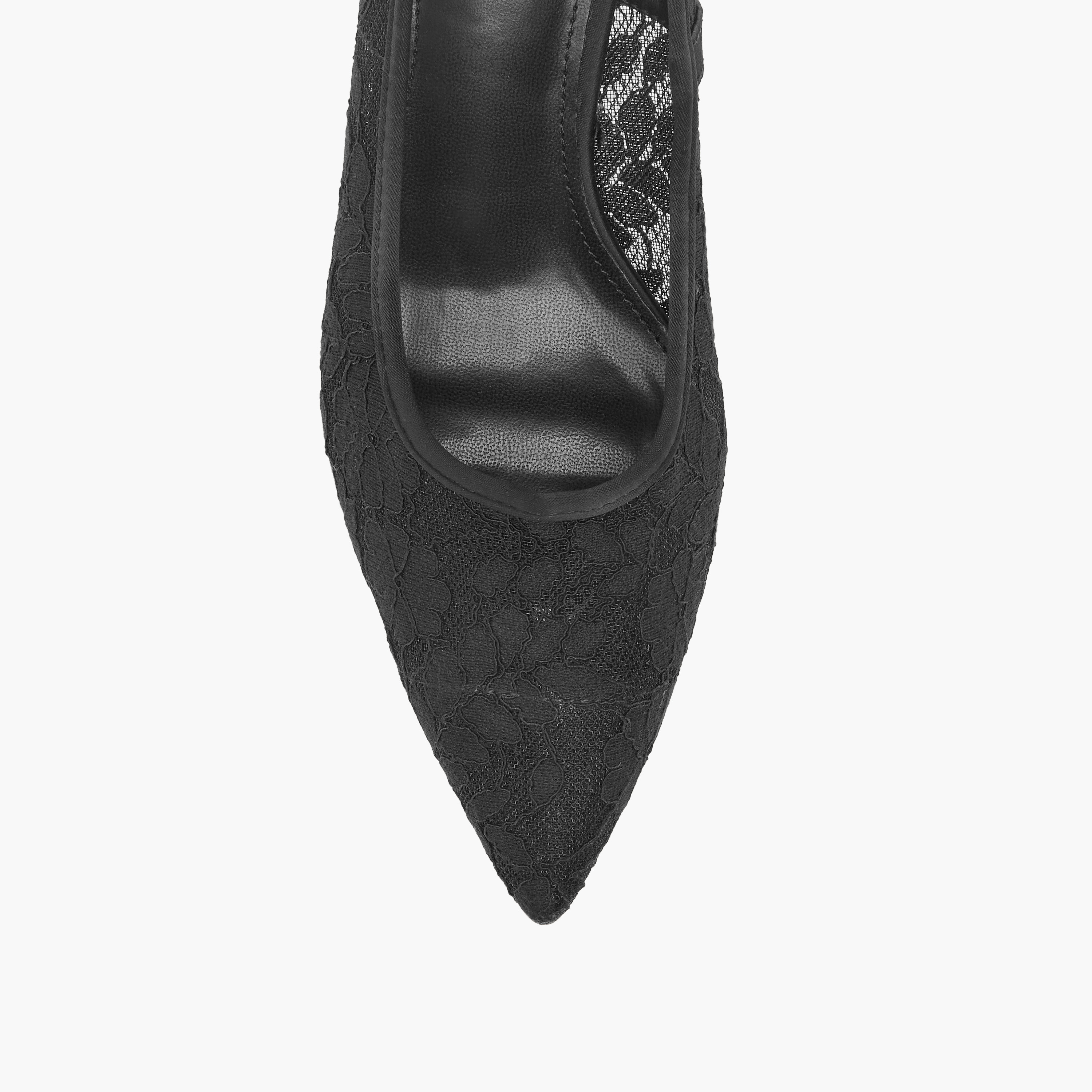 Flora Bella Lace Textured Slip-On Pumps with Stiletto Heels-women-shoes-heels-image-4