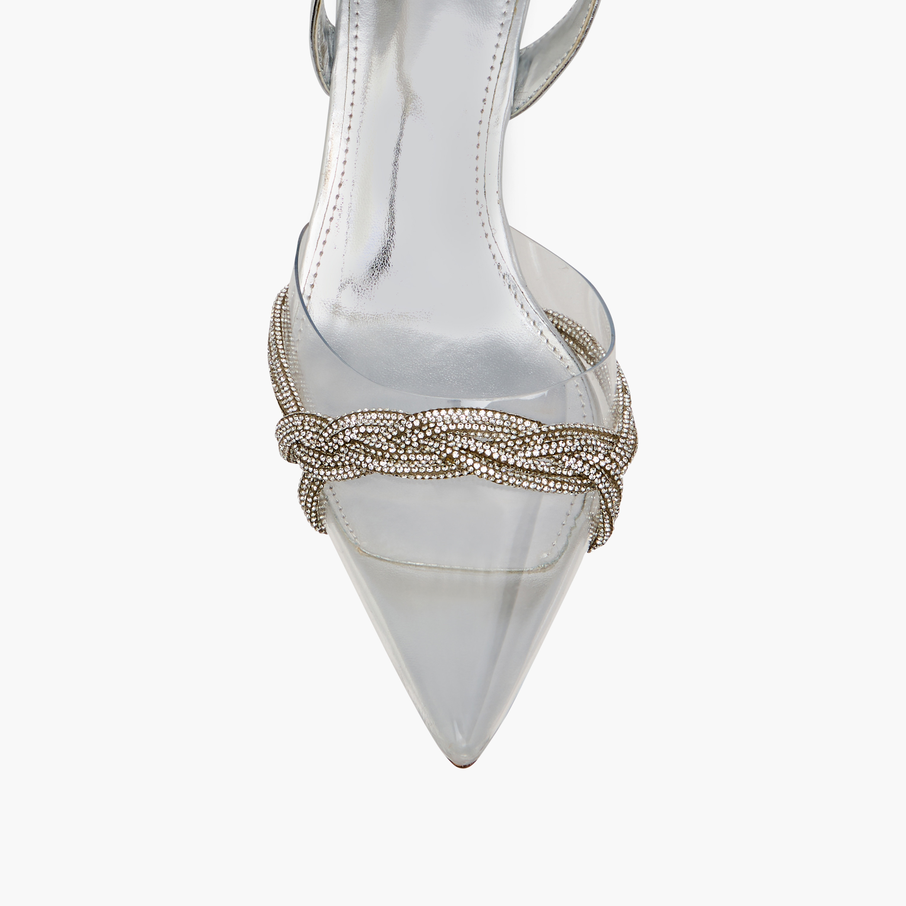 Flora Bella Studded Pointed Toe Shoes with Buckle Closure and Kitten Heels-women-shoes-heels-image-4