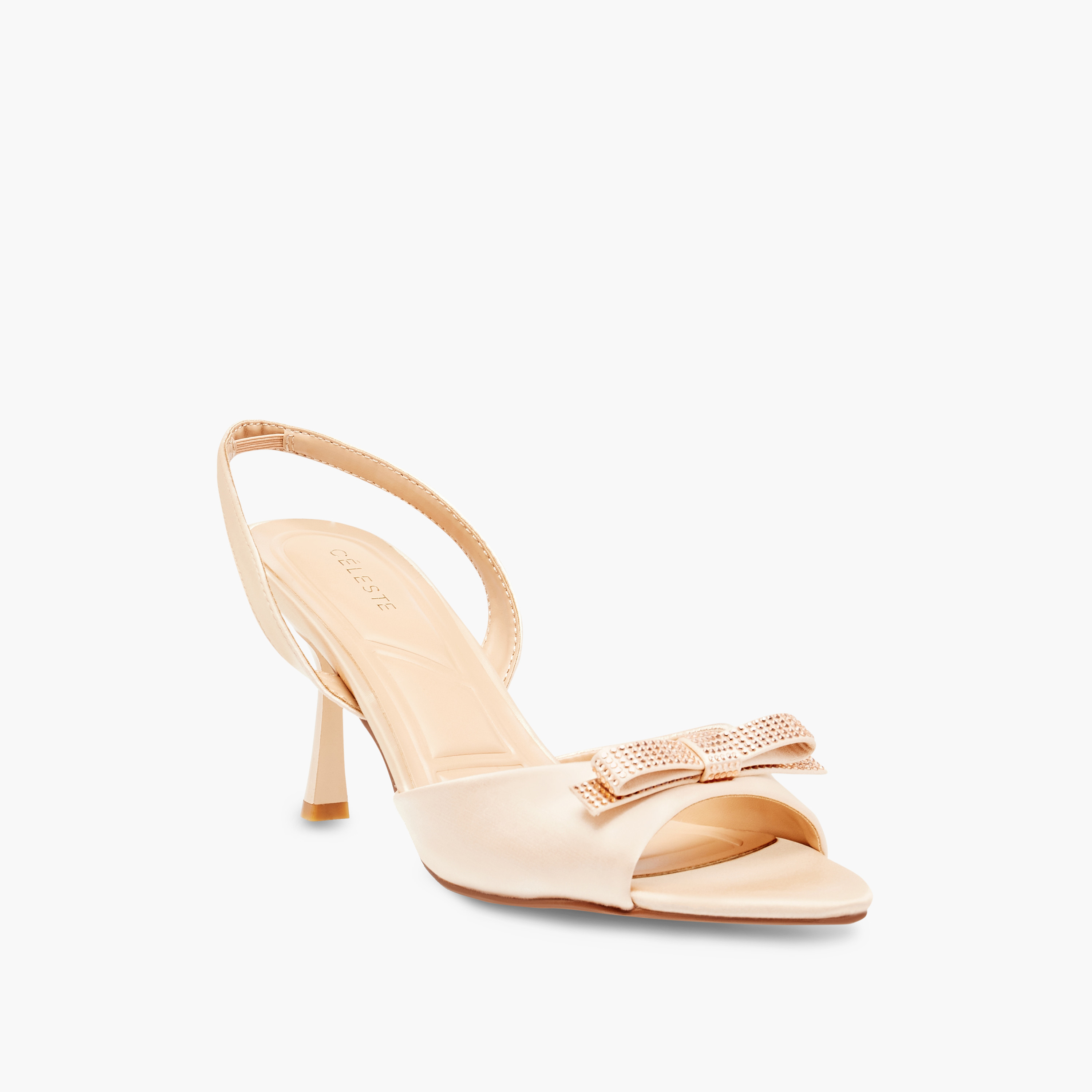 صندل بحزام خلفي مزيّن بفيونكة وكعب ستيليتو للنساء من سيليست-women-shoes-sandals-heeled-image-2