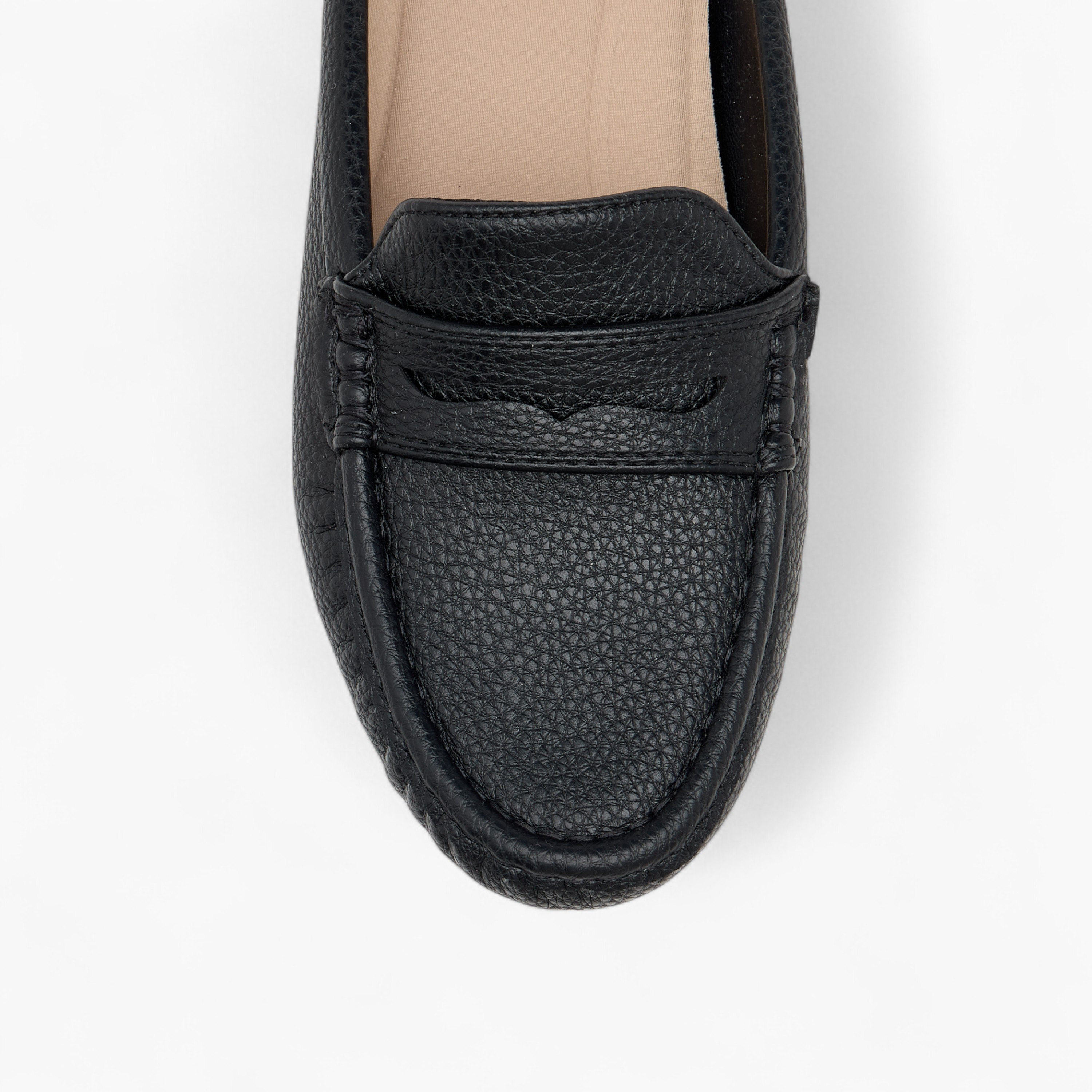 Le Confort Textured Slip-On Mules with Cut-Out Detail-women-shoes-flats-mules-image-4