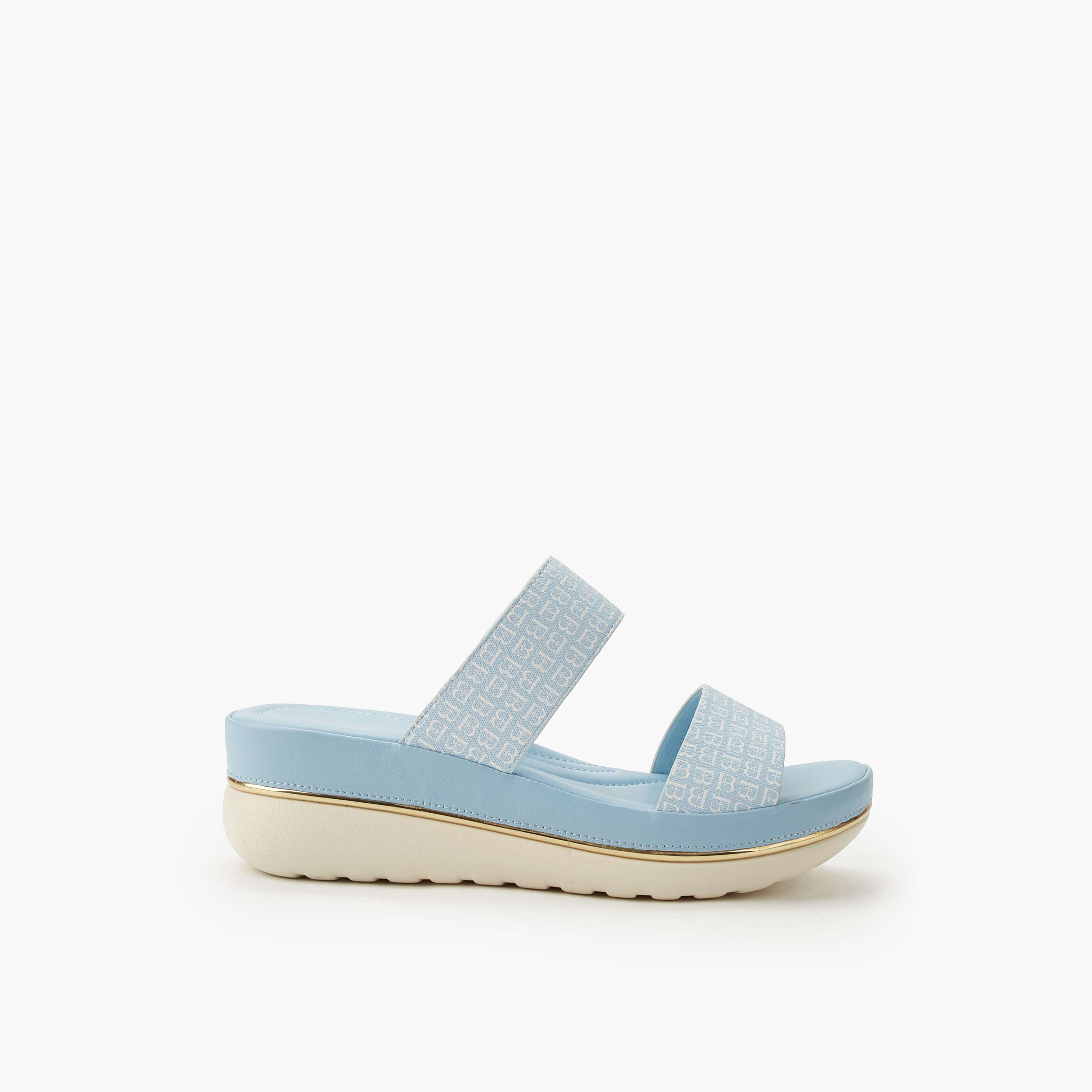 Flora Bella Women Monogram Print Wedge Sandals-women-shoes-flats-sandals-image-3