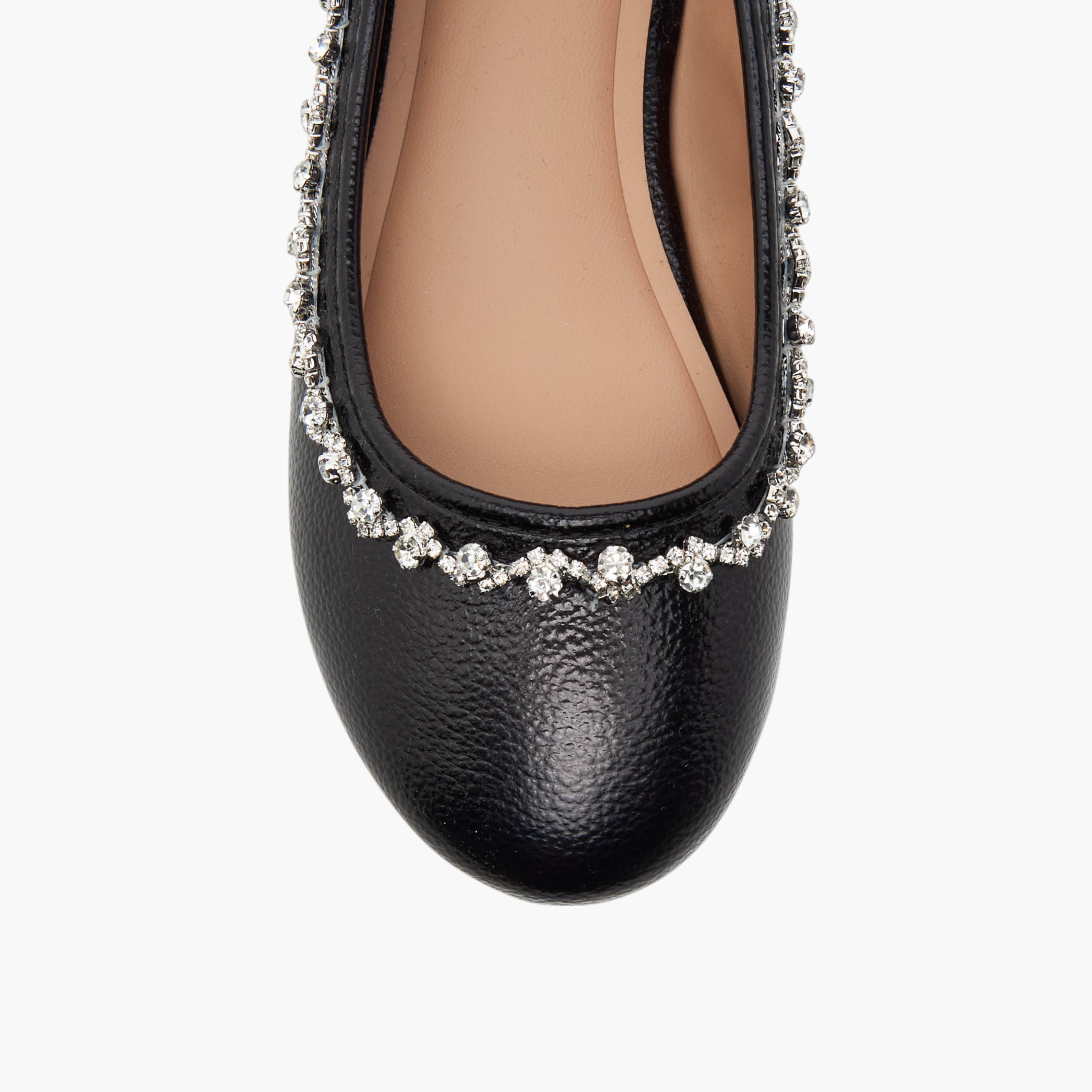 حذاء باليرينا سهل الارتداء بزينة أحجار للبنات من سيليست-girls-shoes-ballerinas-image-4