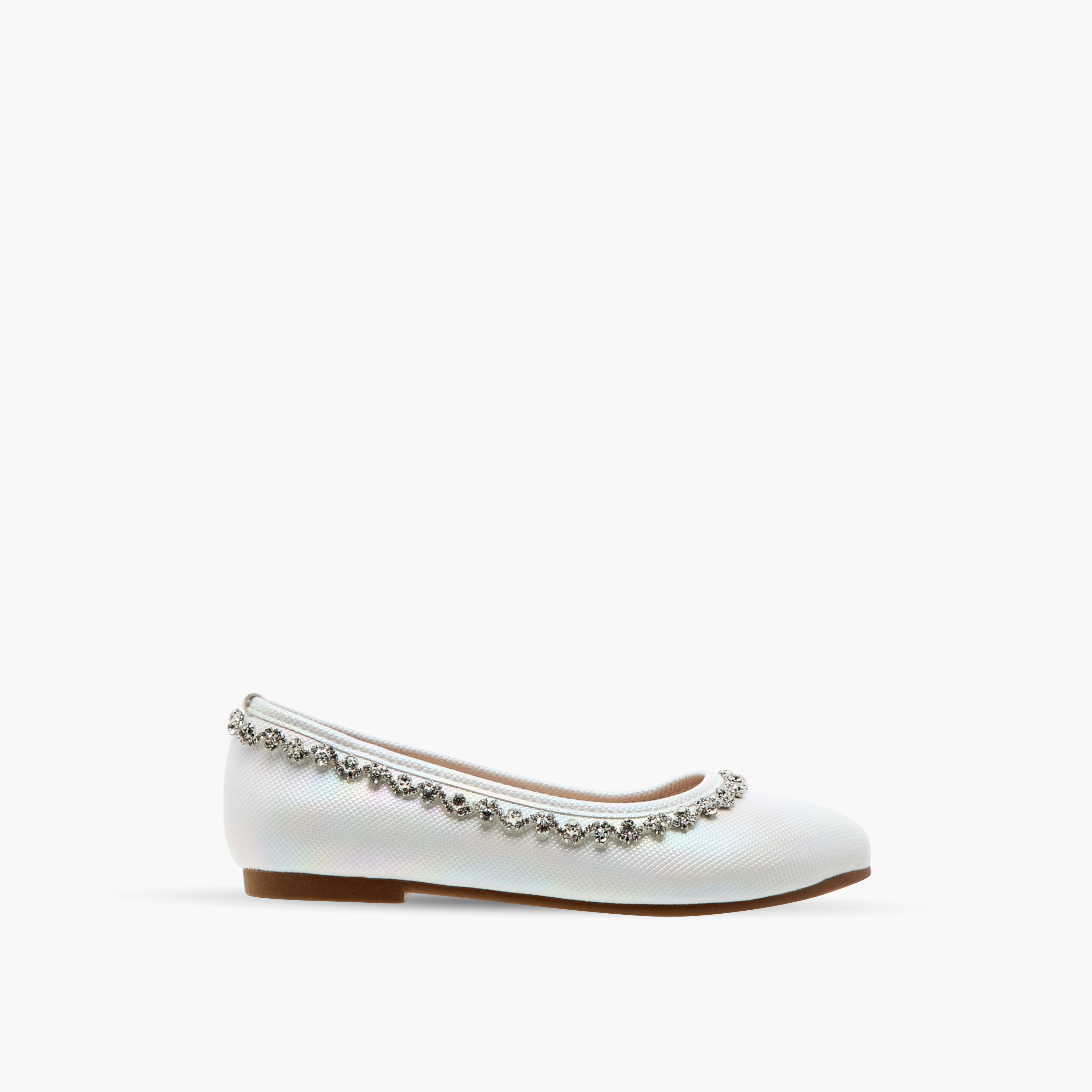 Celeste Girls' Rhinestone Embellished Slip-On Ballerina Shoes-girls-shoes-ballerinas-image-3