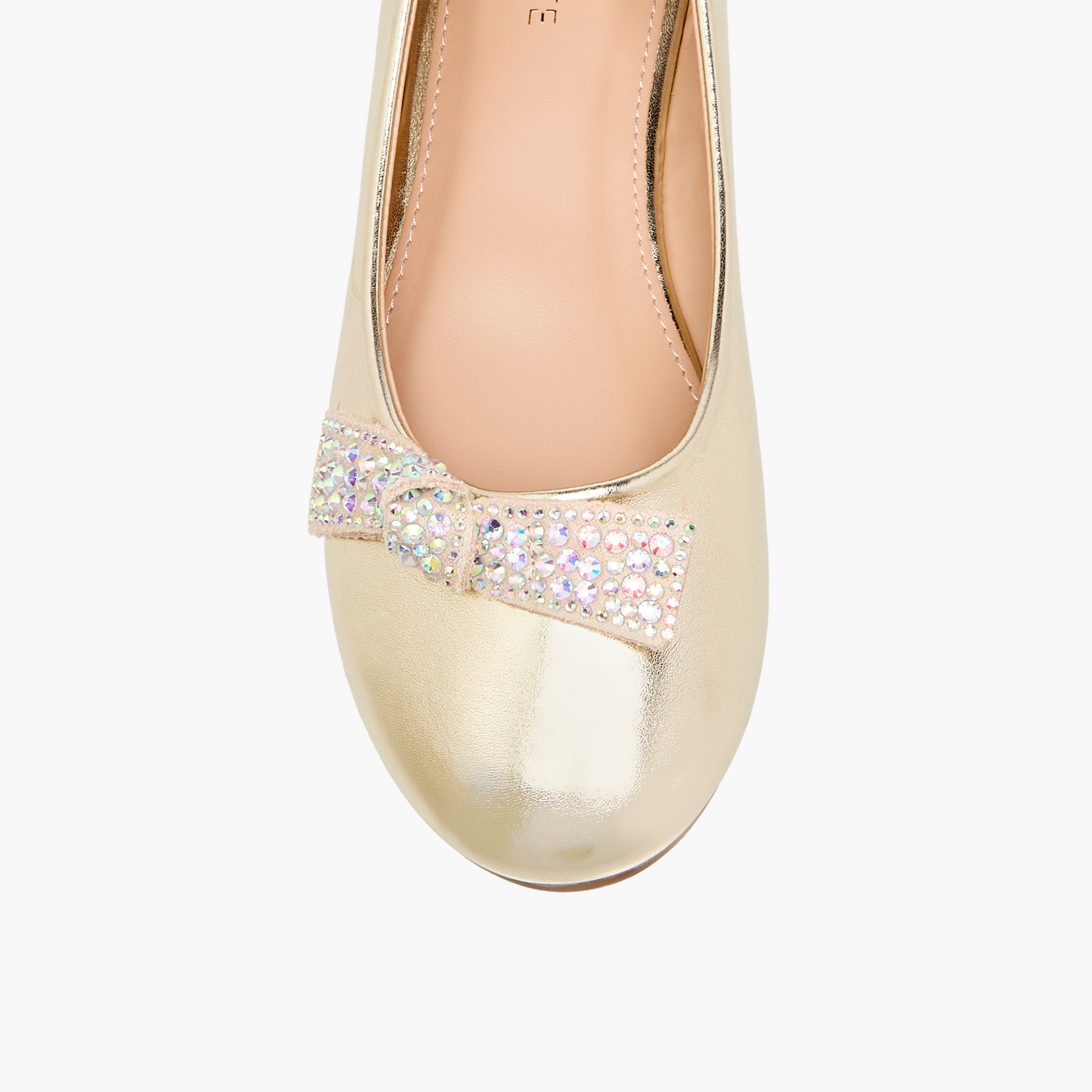 حذاء باليرينا سهل الارتداء مرصع وتفاصيل فيونكة من سيليست-girls-shoes-ballerinas-image-4