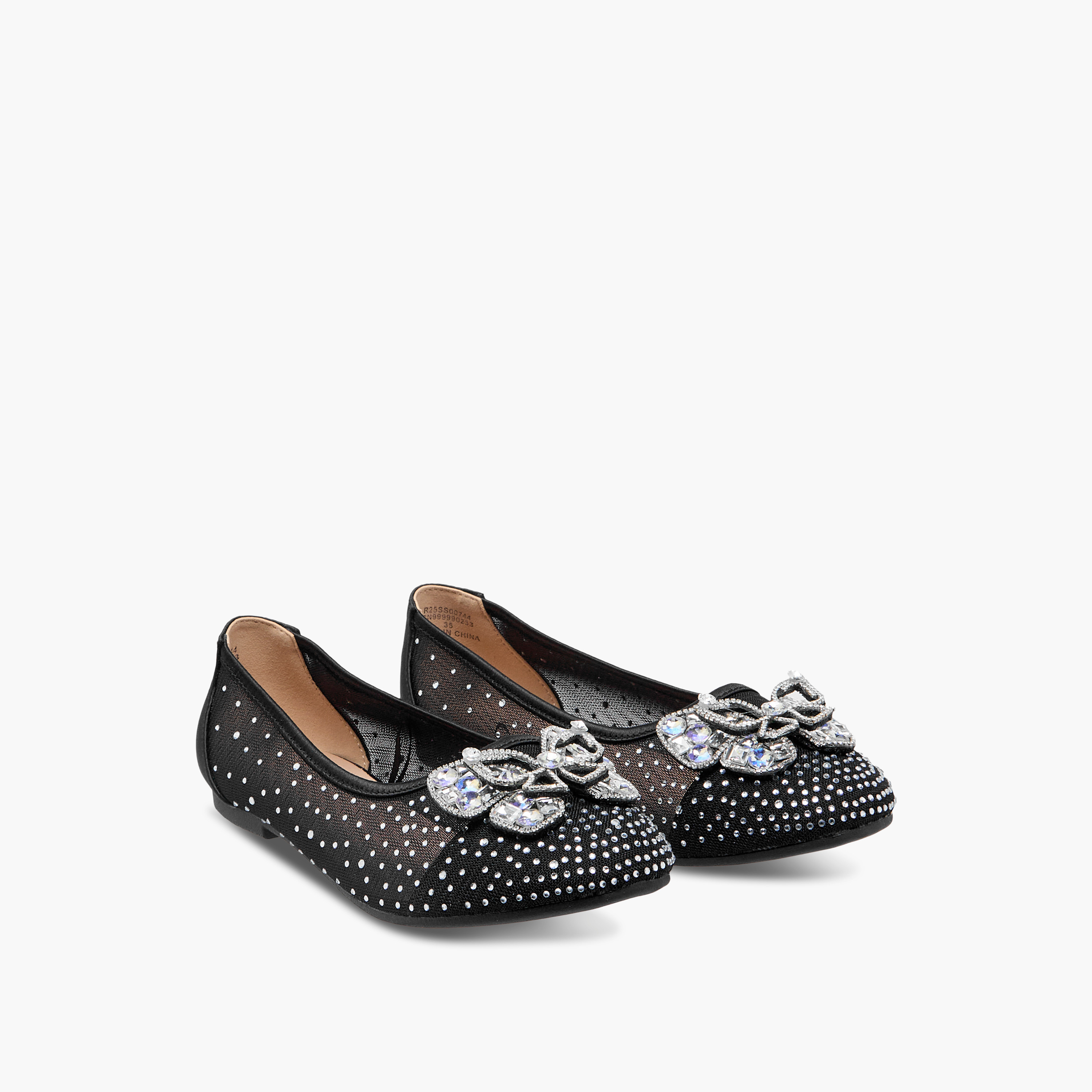 حذاء باليرينا سهل الارتداء ومزين للبنات من جونيورز-girls-shoes-ballerinas-image-7