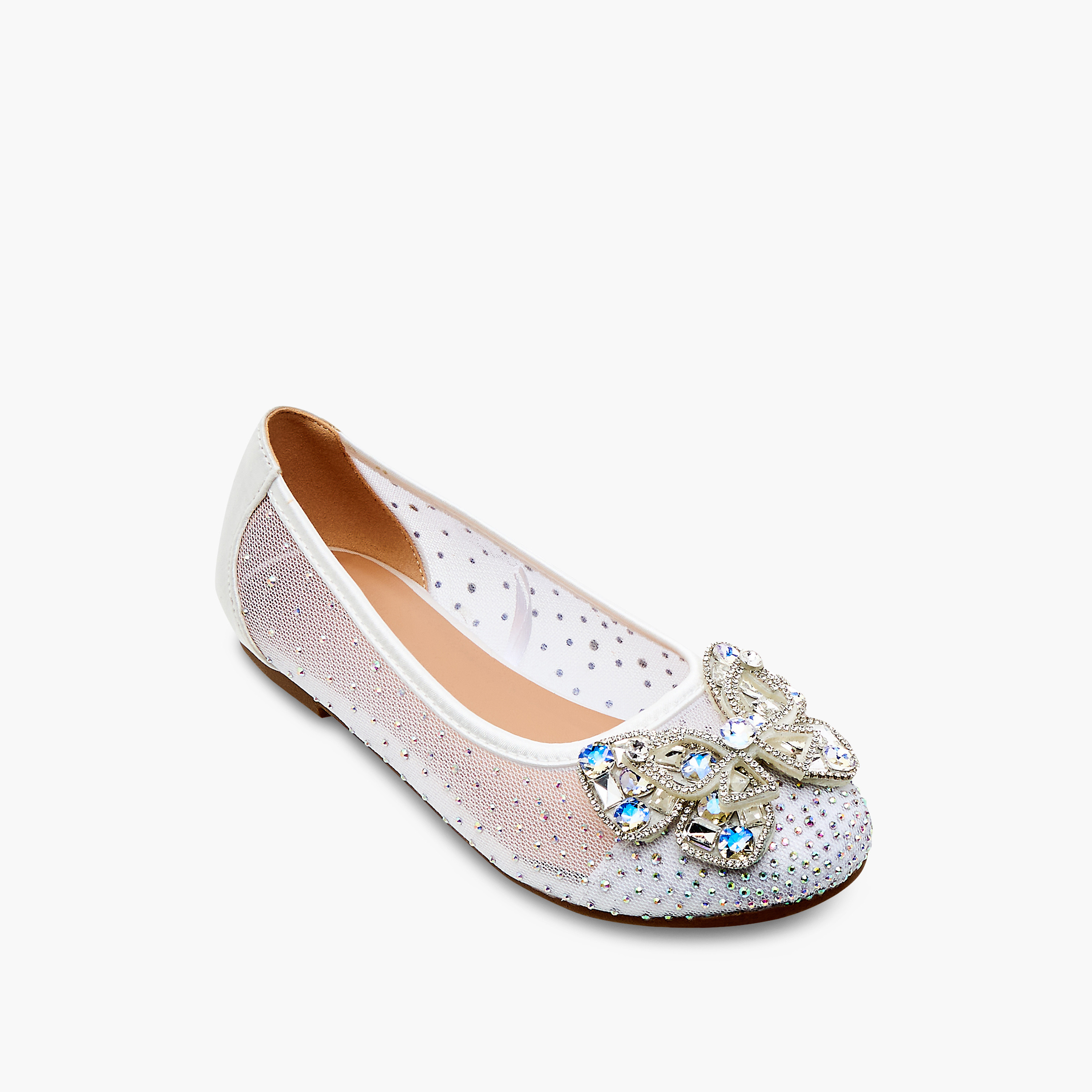 حذاء باليرينا سهل الارتداء ومزين للبنات من جونيورز-girls-shoes-ballerinas-image-2