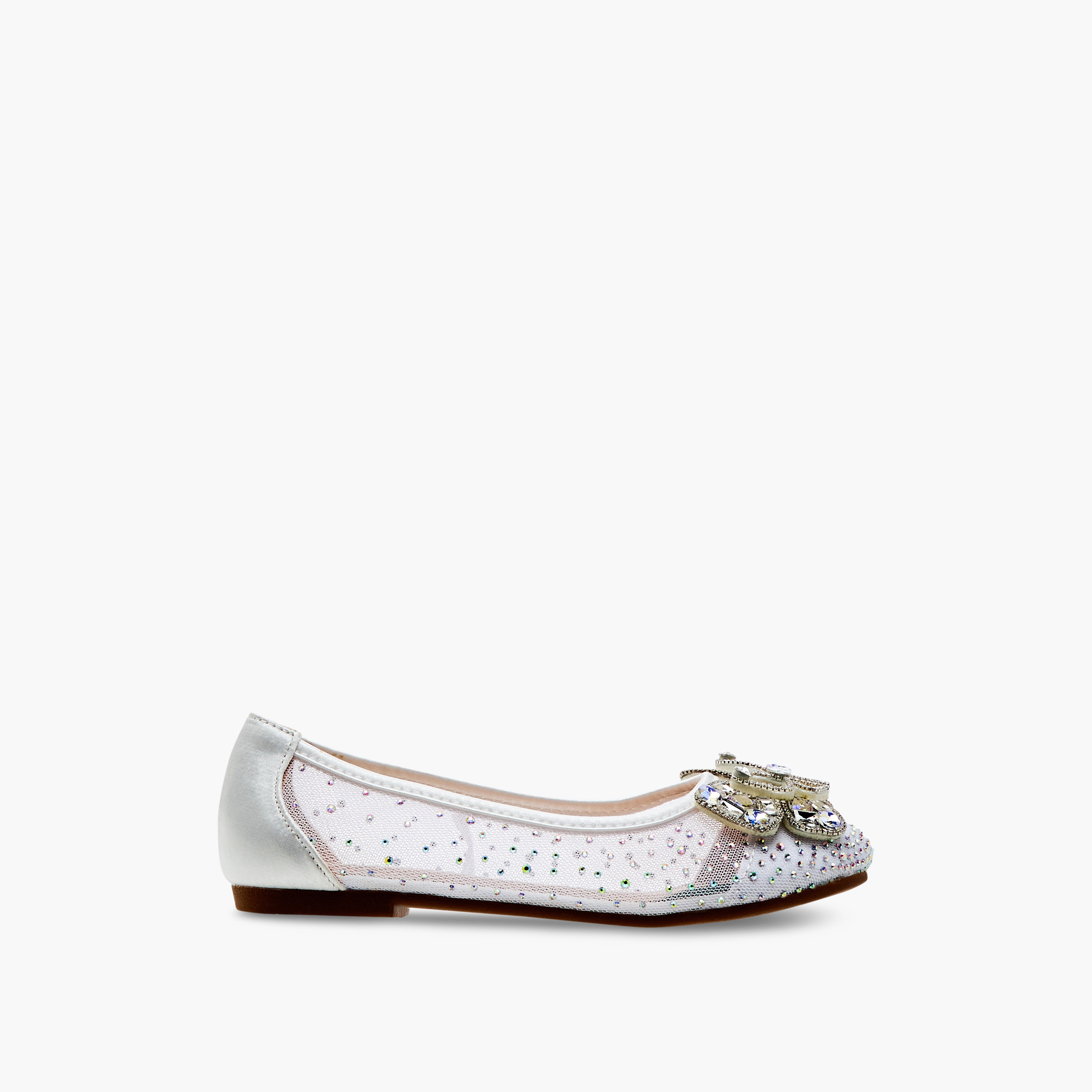 حذاء باليرينا سهل الارتداء ومزين للبنات من جونيورز-girls-shoes-ballerinas-image-3