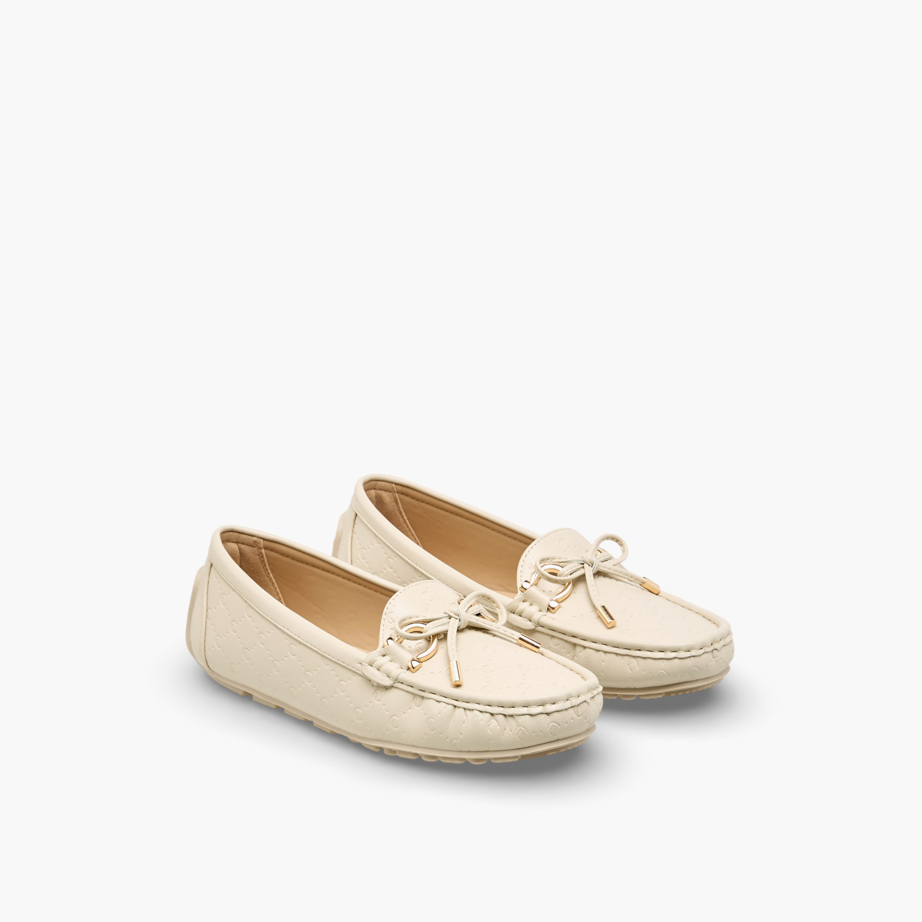حذاء سهل الارتداء بفيونكة للنساء من لو كونفورت-women-shoes-flats-loafers-image-1