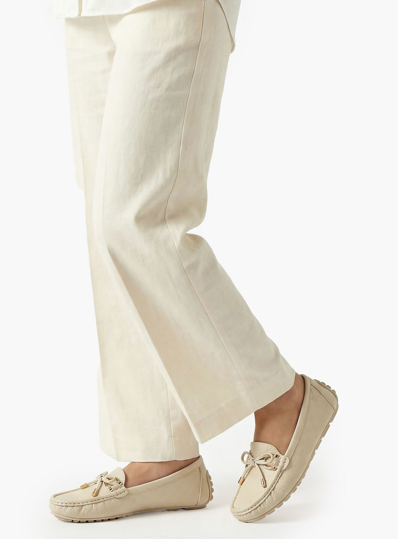 حذاء سهل الارتداء بفيونكة للنساء من لو كونفورت-women-shoes-flats-loafers-image-3