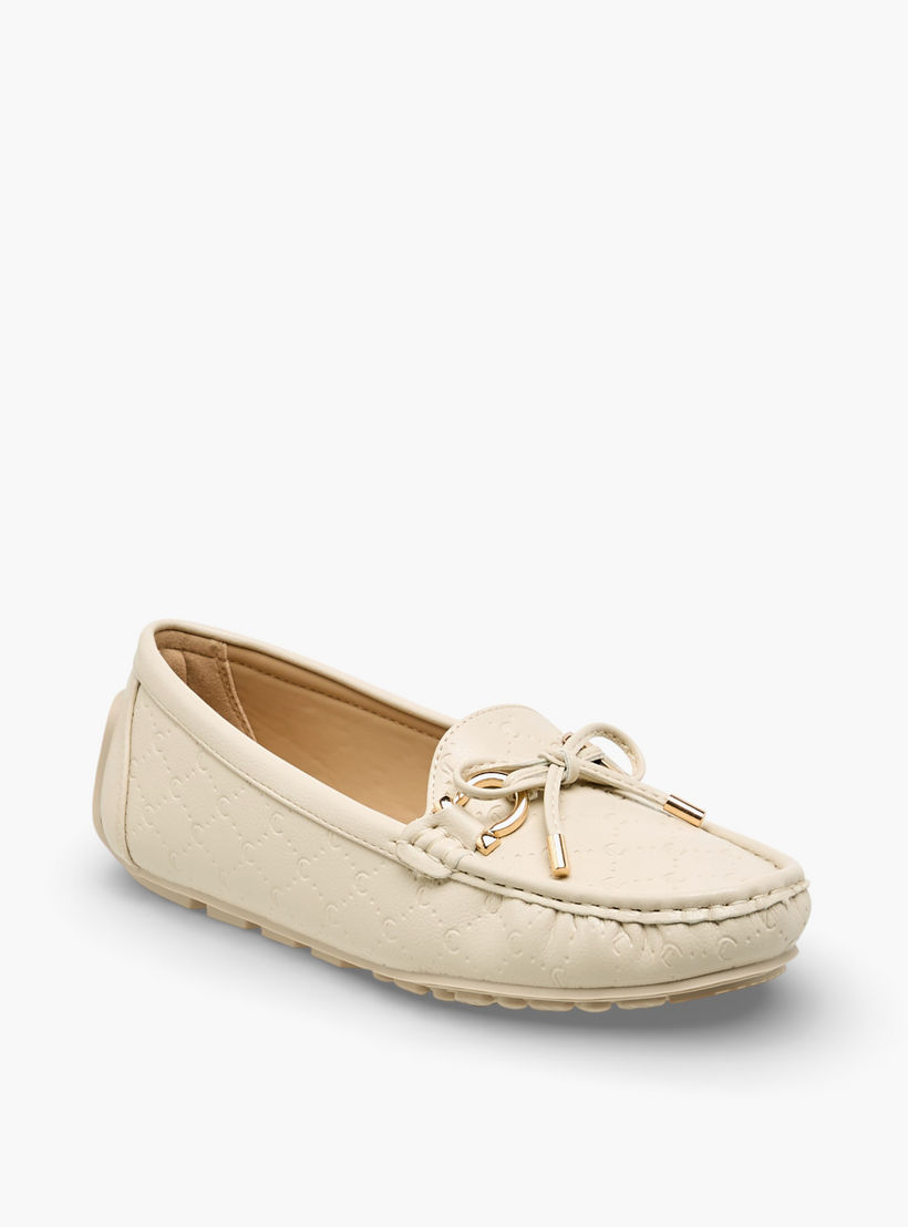 حذاء سهل الارتداء بفيونكة للنساء من لو كونفورت-women-shoes-flats-loafers-image-4
