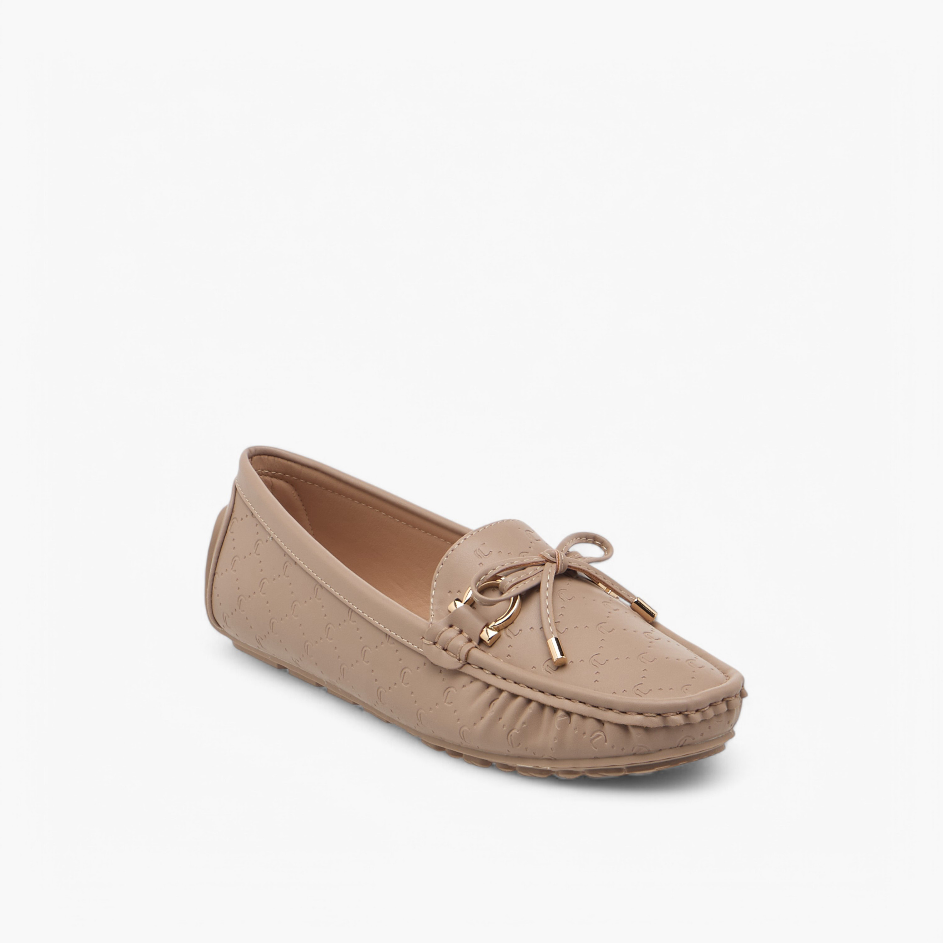 حذاء سهل الارتداء بفيونكة للنساء من لو كونفورت-women-shoes-flats-loafers-image-2