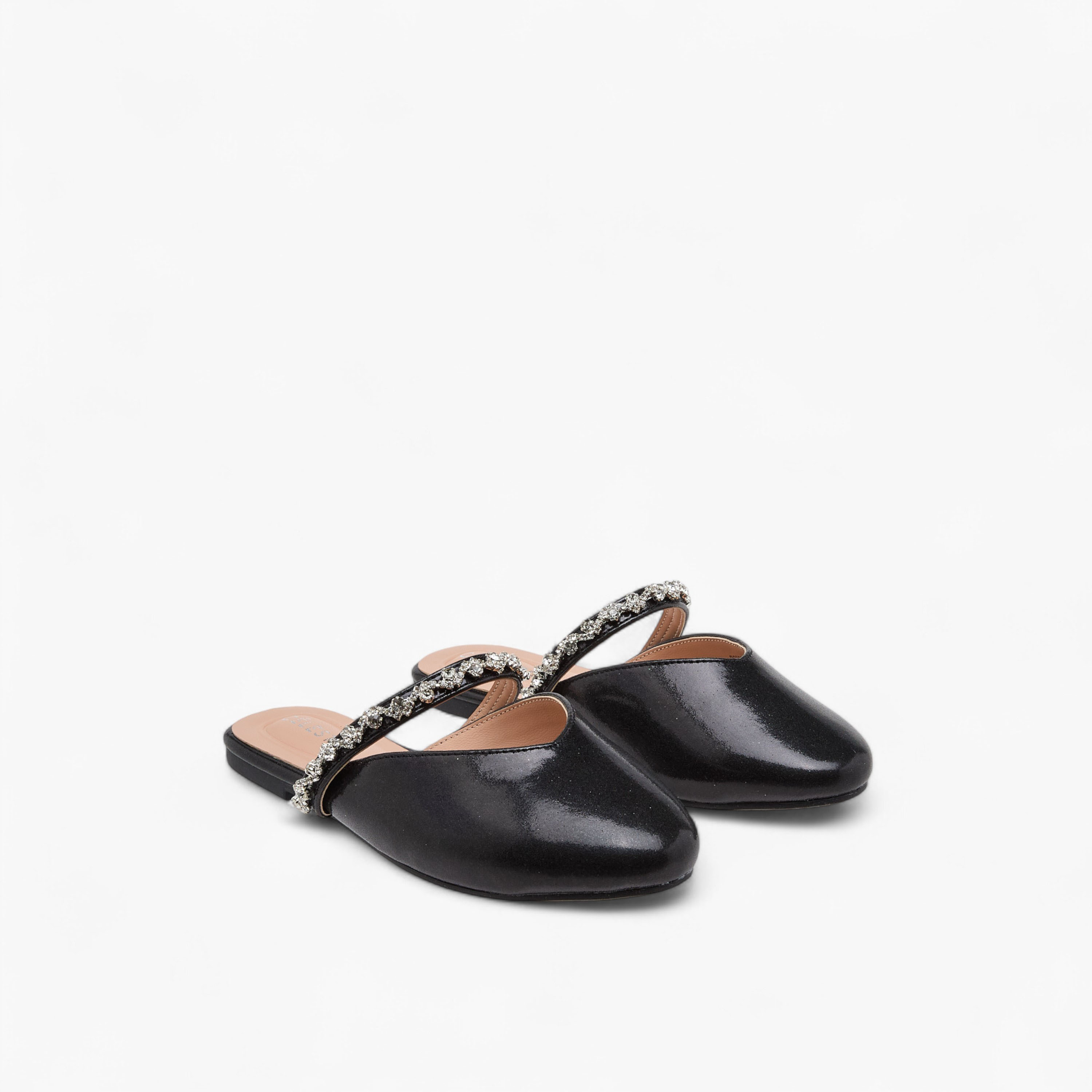 Celeste Girls' Embellished Slip-On Mules-girls-shoes-sandals-image-1
