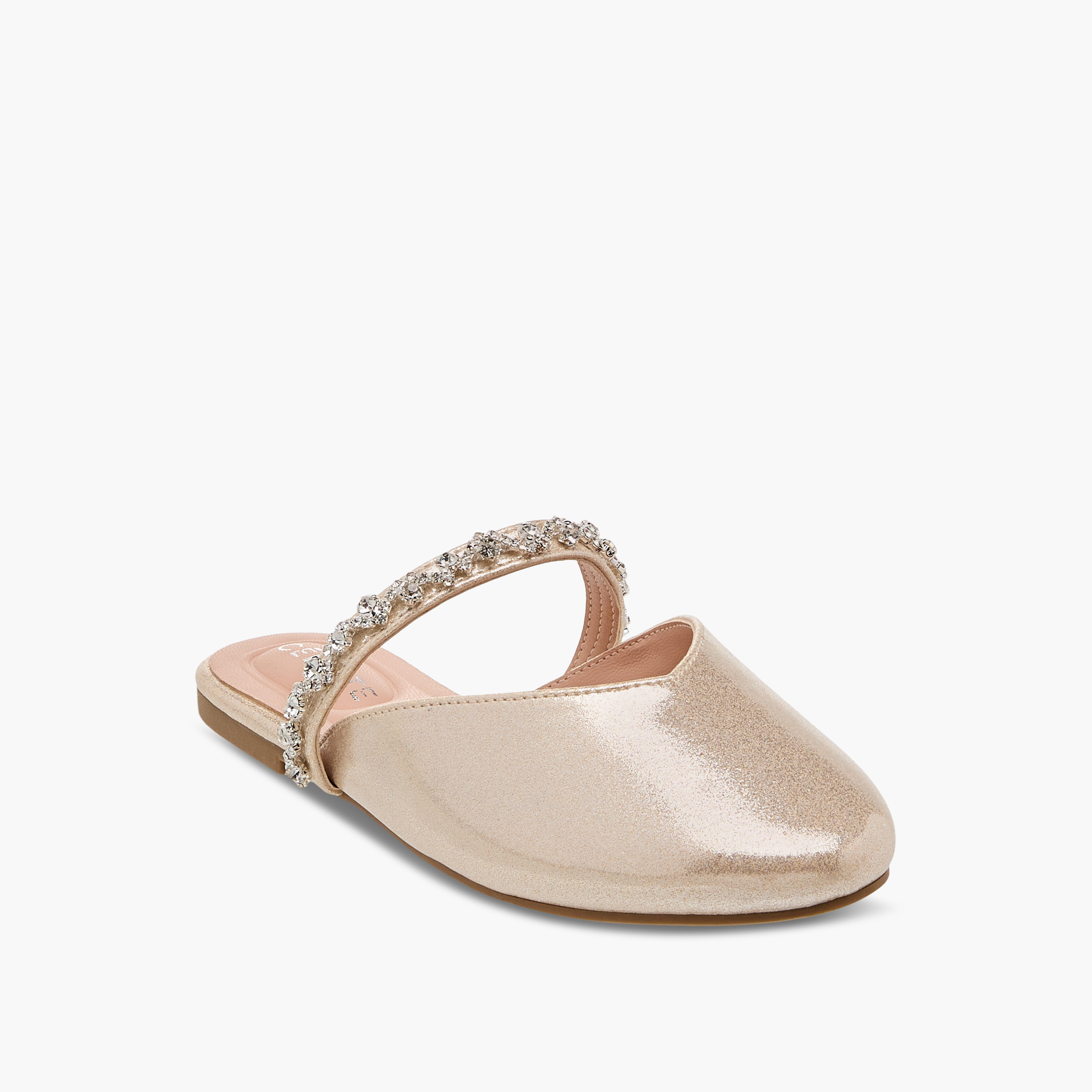 Celeste Girls' Embellished Slip-On Mules-girls-shoes-sandals-image-2