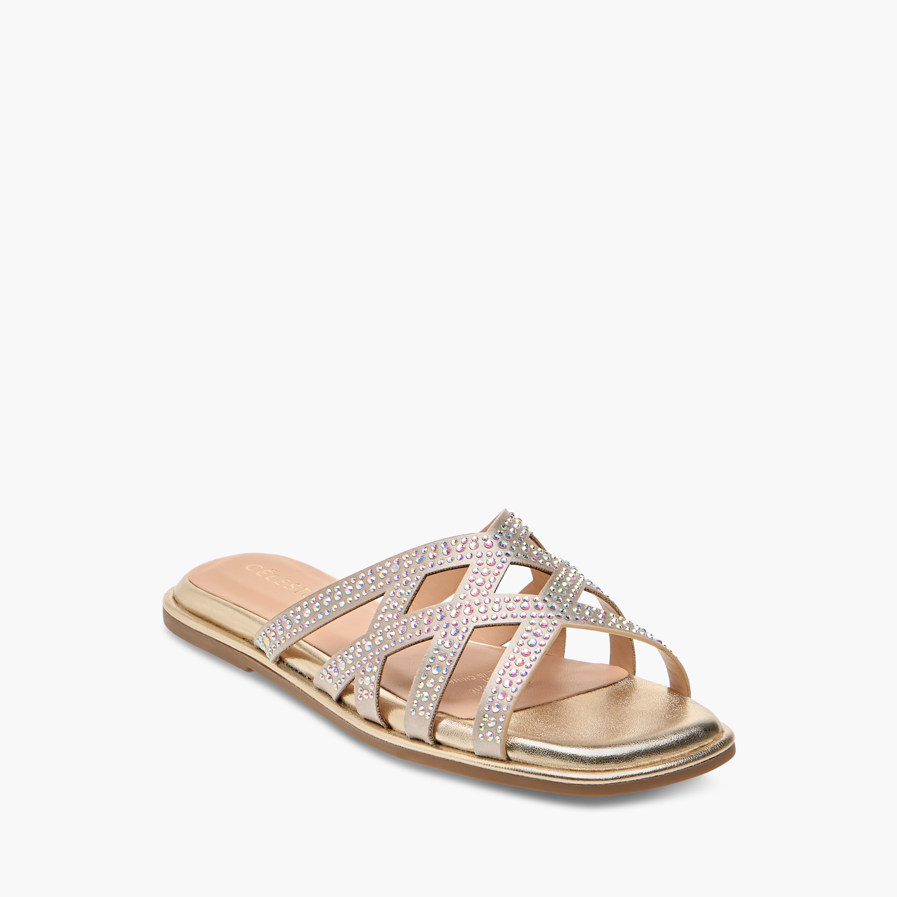 صندل مزين سهل الارتداء بأحزمة متقاطعة للبنات من سيليست-girls-shoes-sandals-image-2