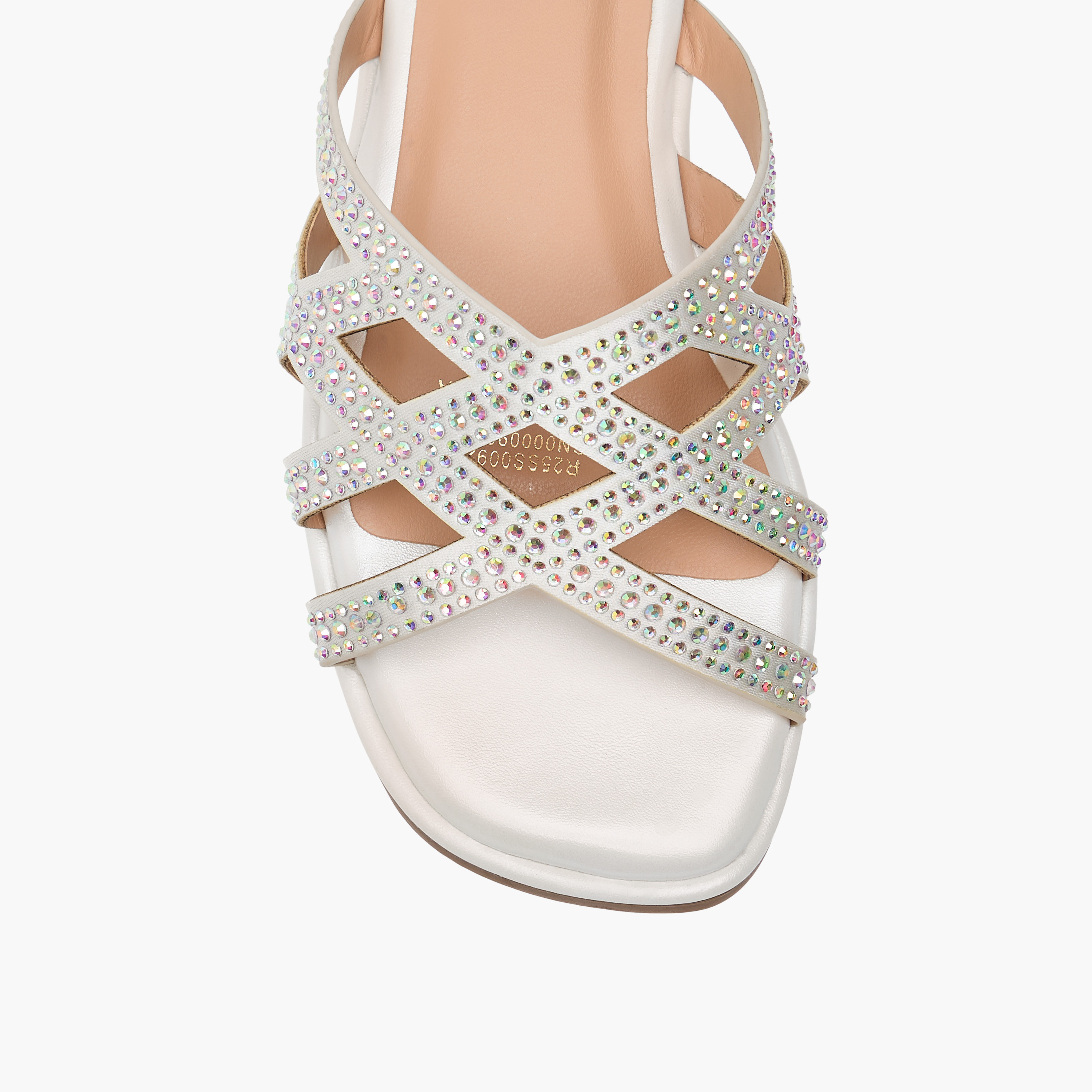 Celeste Girls' Embellished Slip-On Cross Strap Sandals-girls-shoes-sandals-image-4