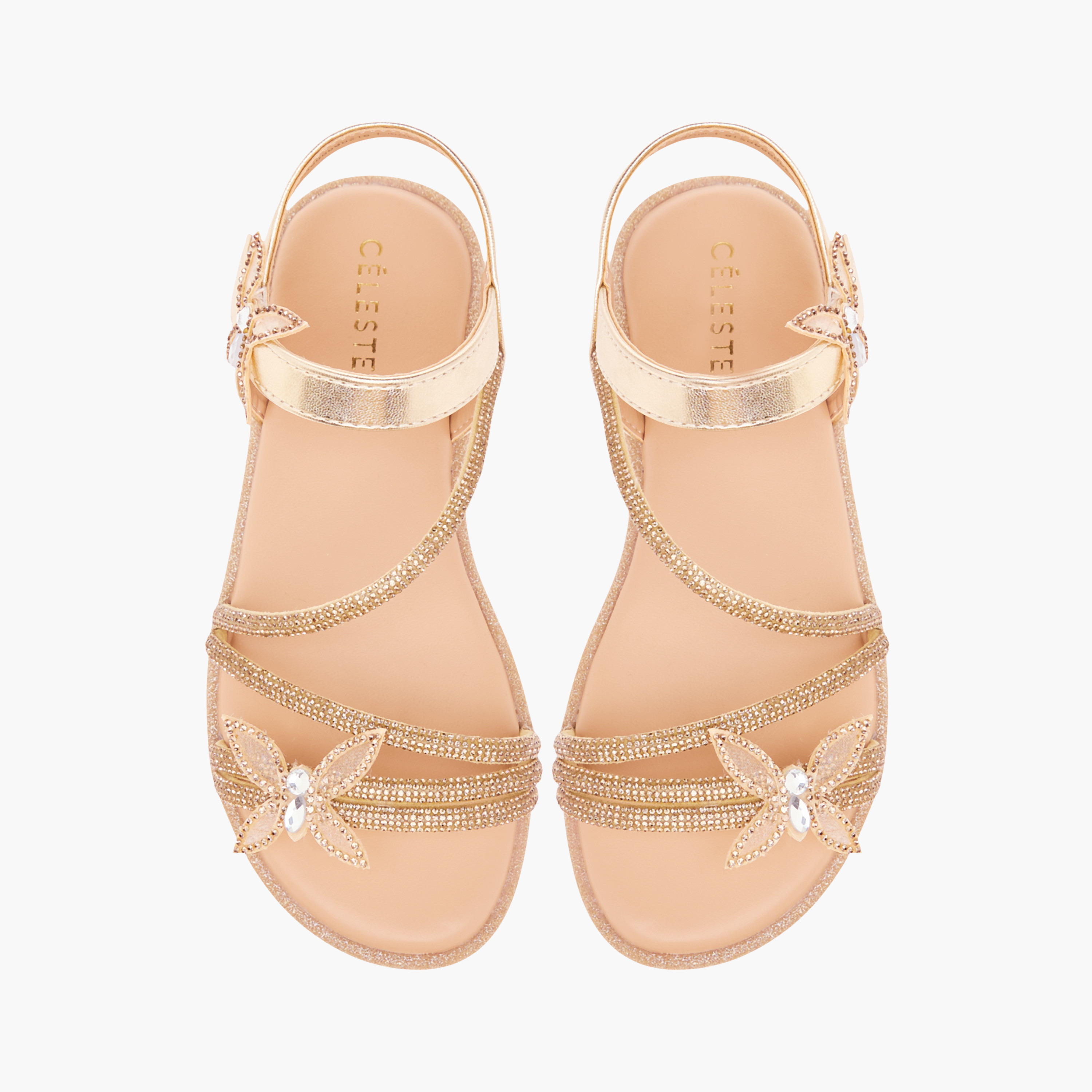 صندل بزينة فراشة وشريط إغلاق للفتيات من سيليست-girls-shoes-sandals-image-1
