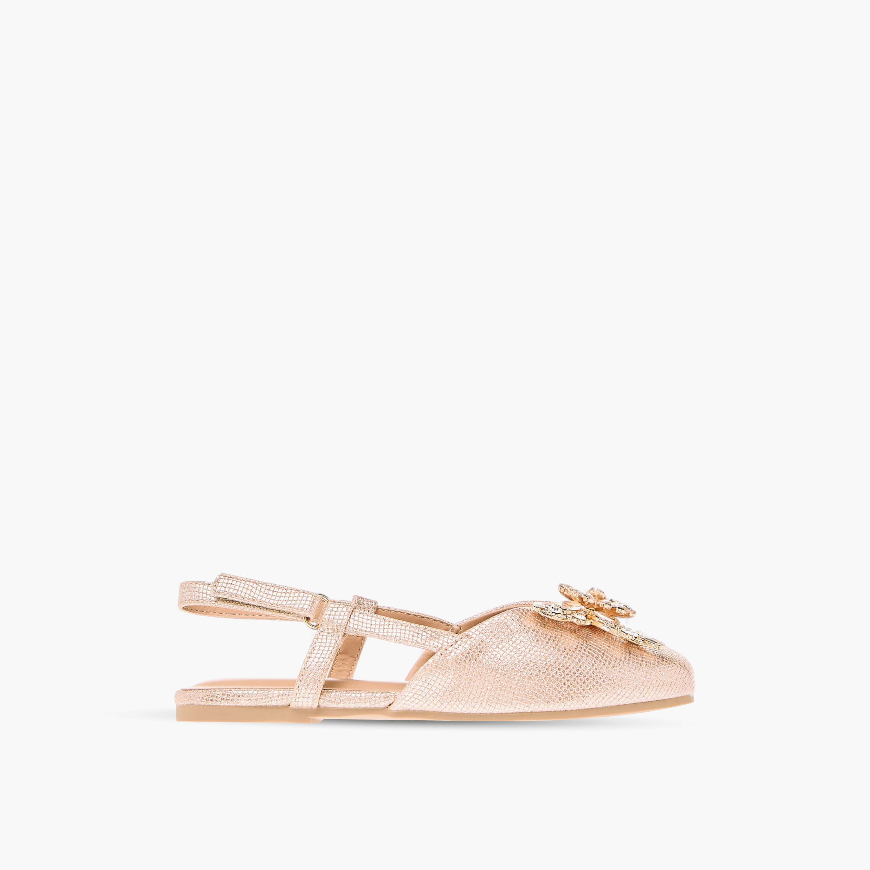 Celeste Girls' Butterfly Embellished Sandals with Hook and Loop Closure-girls-shoes-sandals-image-3
