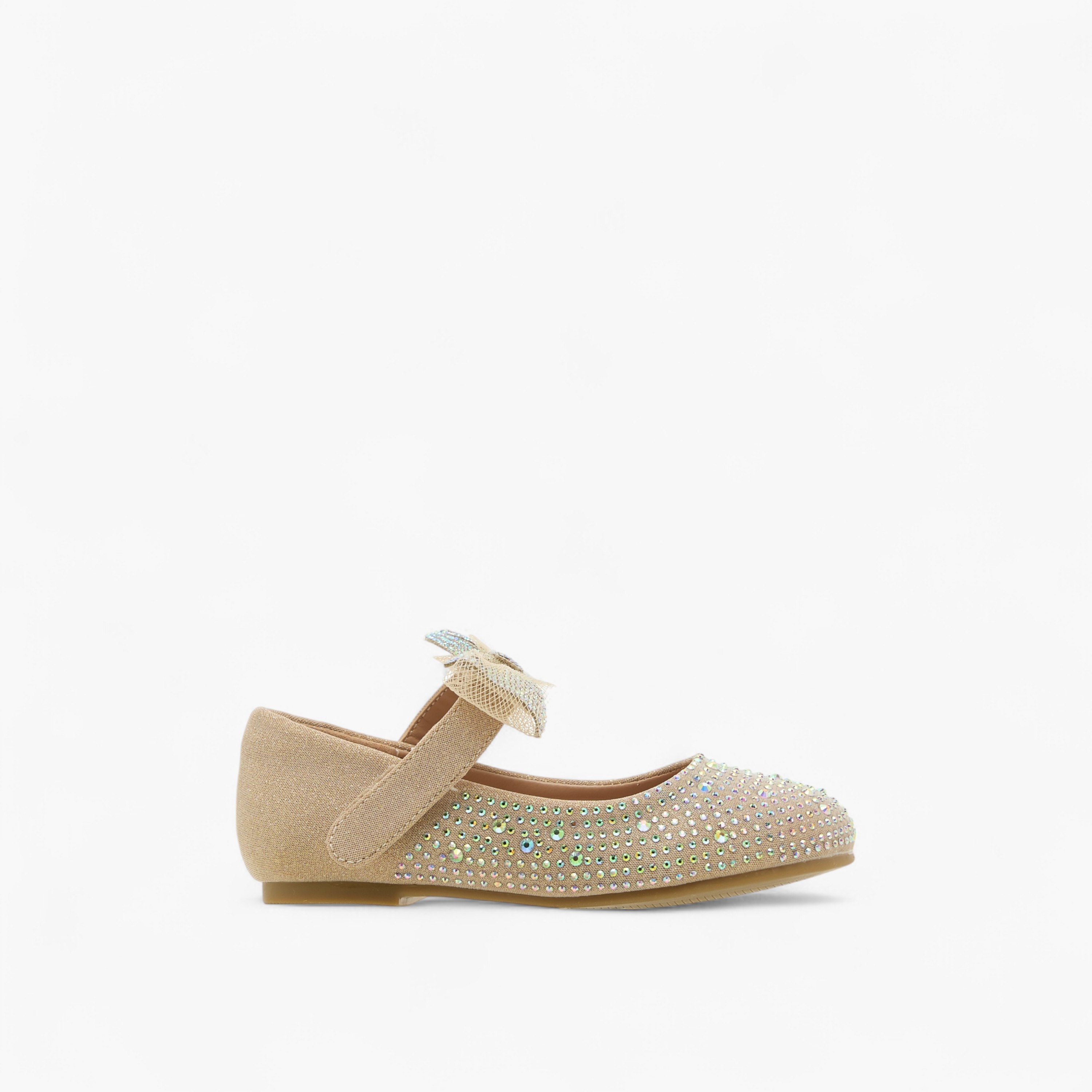 حذاء باليرينا مزين بفيونكة وشريط إغلاق لاصق-girls-shoes-ballerinas-image-8