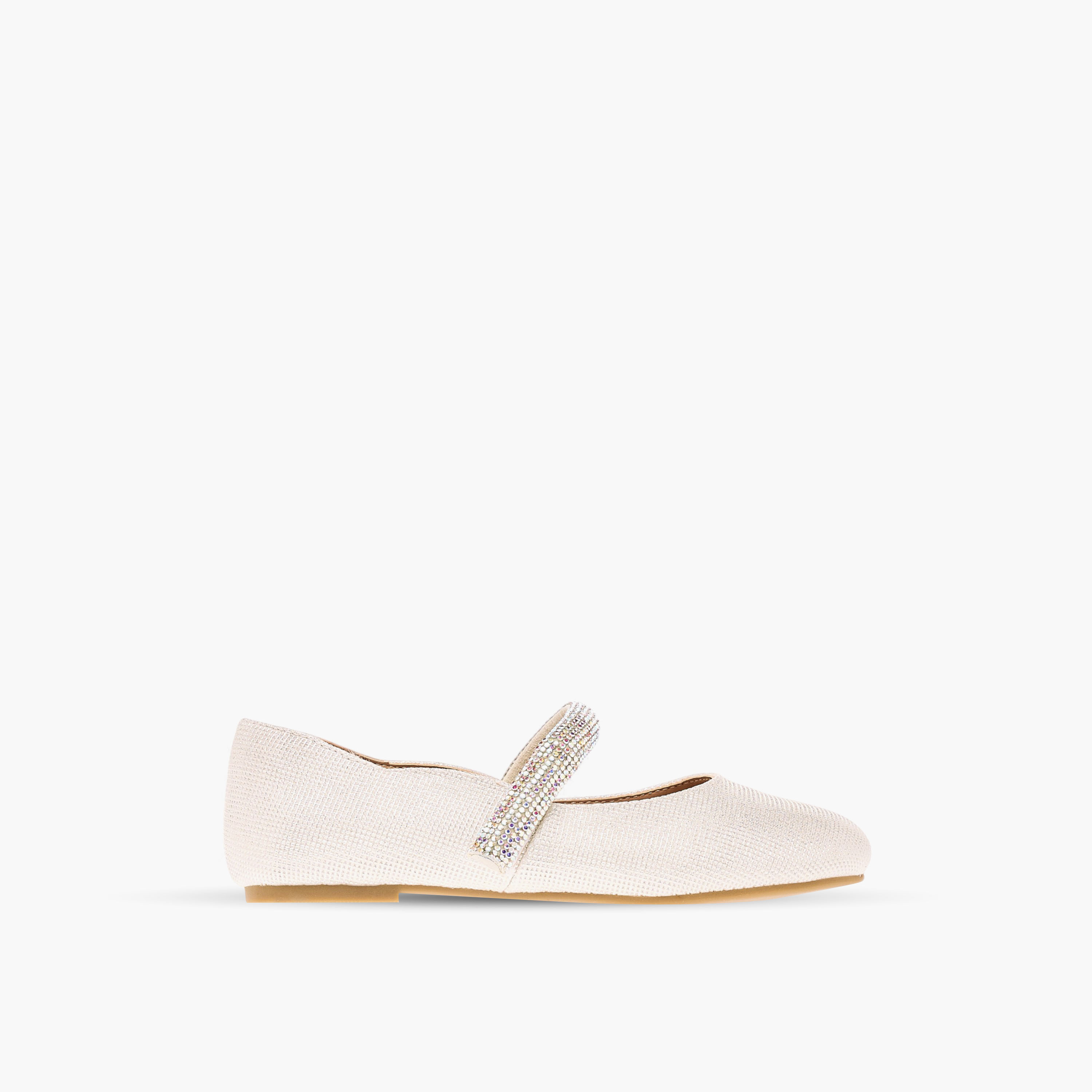 Celeste Girls' Embellished Ballerina Shoes with Hook and Loop Closure-girls-shoes-maryjanes-image-3