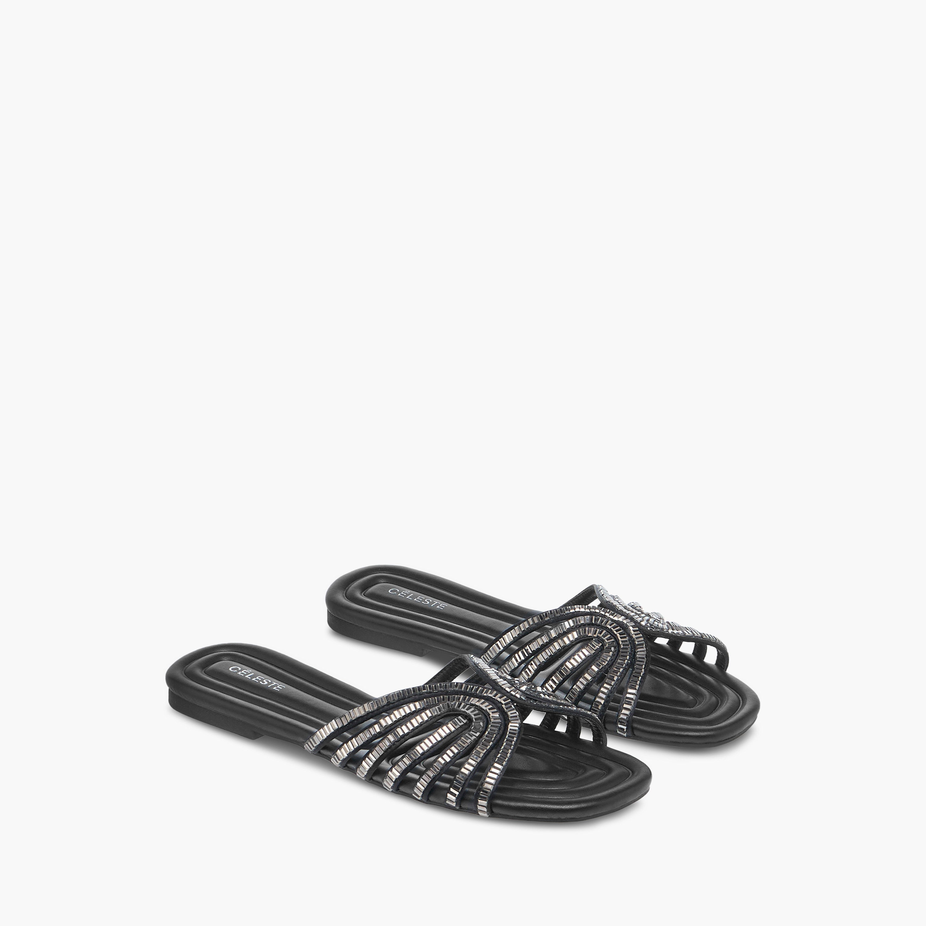 صندل مزين سهل الارتداء للنساء من سيليست-women-shoes-flats-sandals-image-1