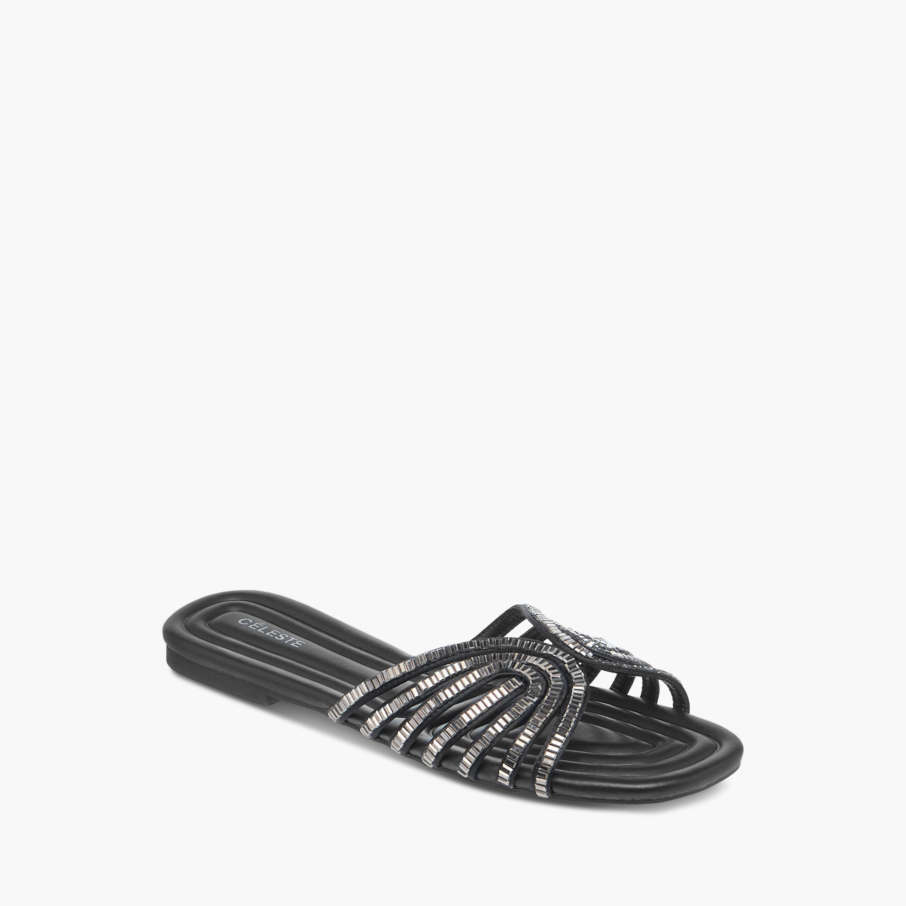 صندل مزين سهل الارتداء للنساء من سيليست-women-shoes-flats-sandals-image-2
