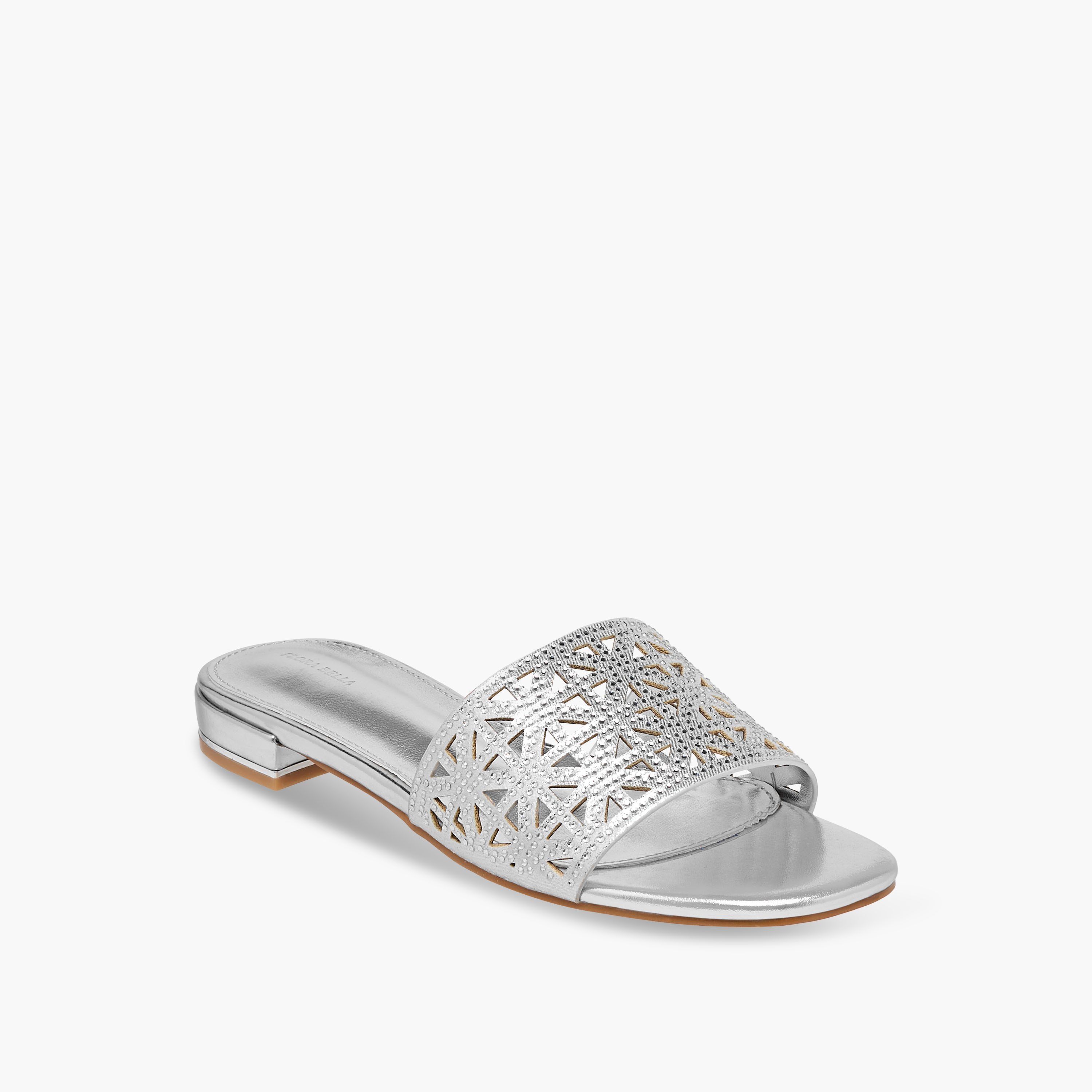 صندل سلايد بتفاصيل مفرغة للنساء من فلورا بيلا-women-shoes-flats-sandals-image-2