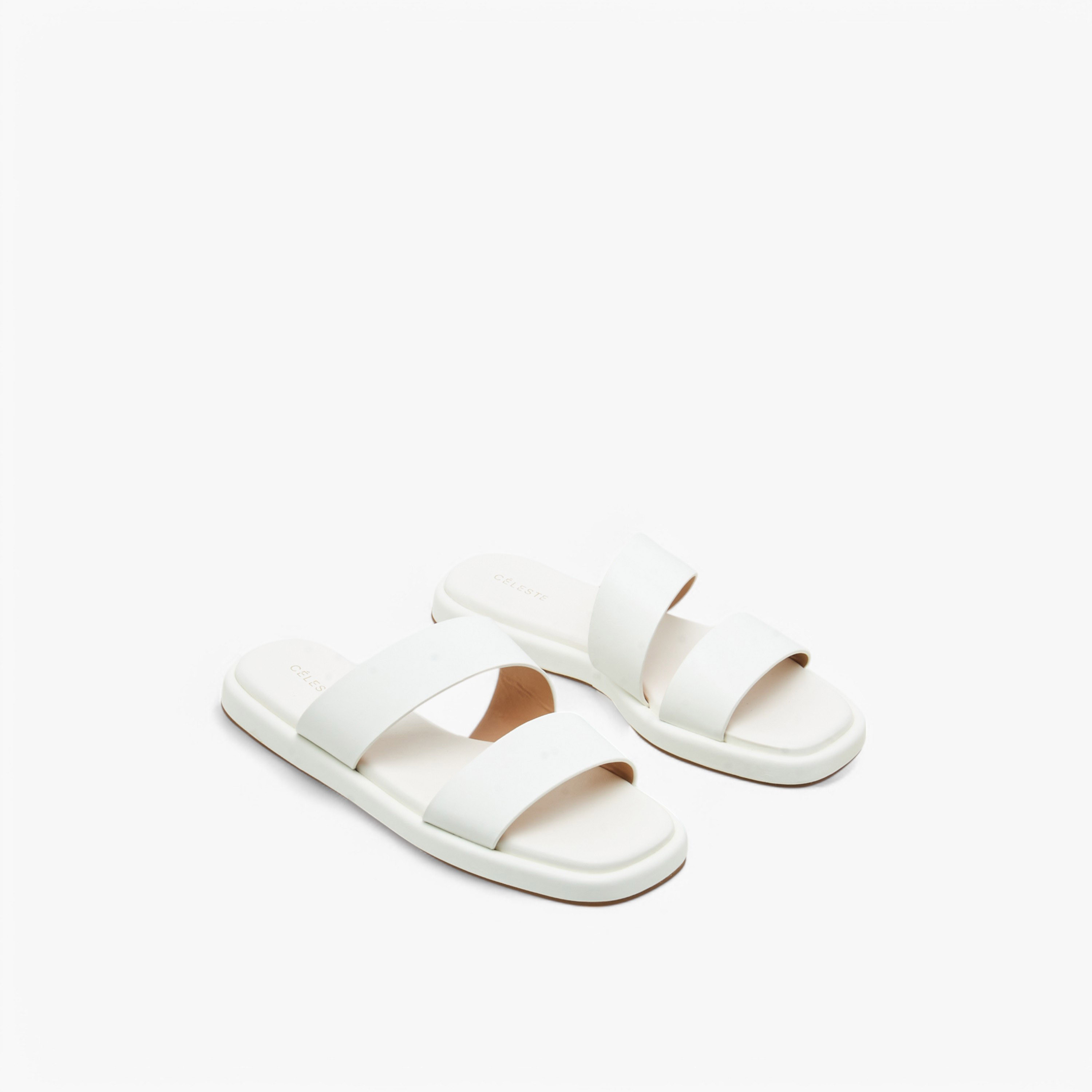 صندل مسطح سادة سهل الارتداء للنساء من سيليست-women-shoes-flats-sandals-image-1