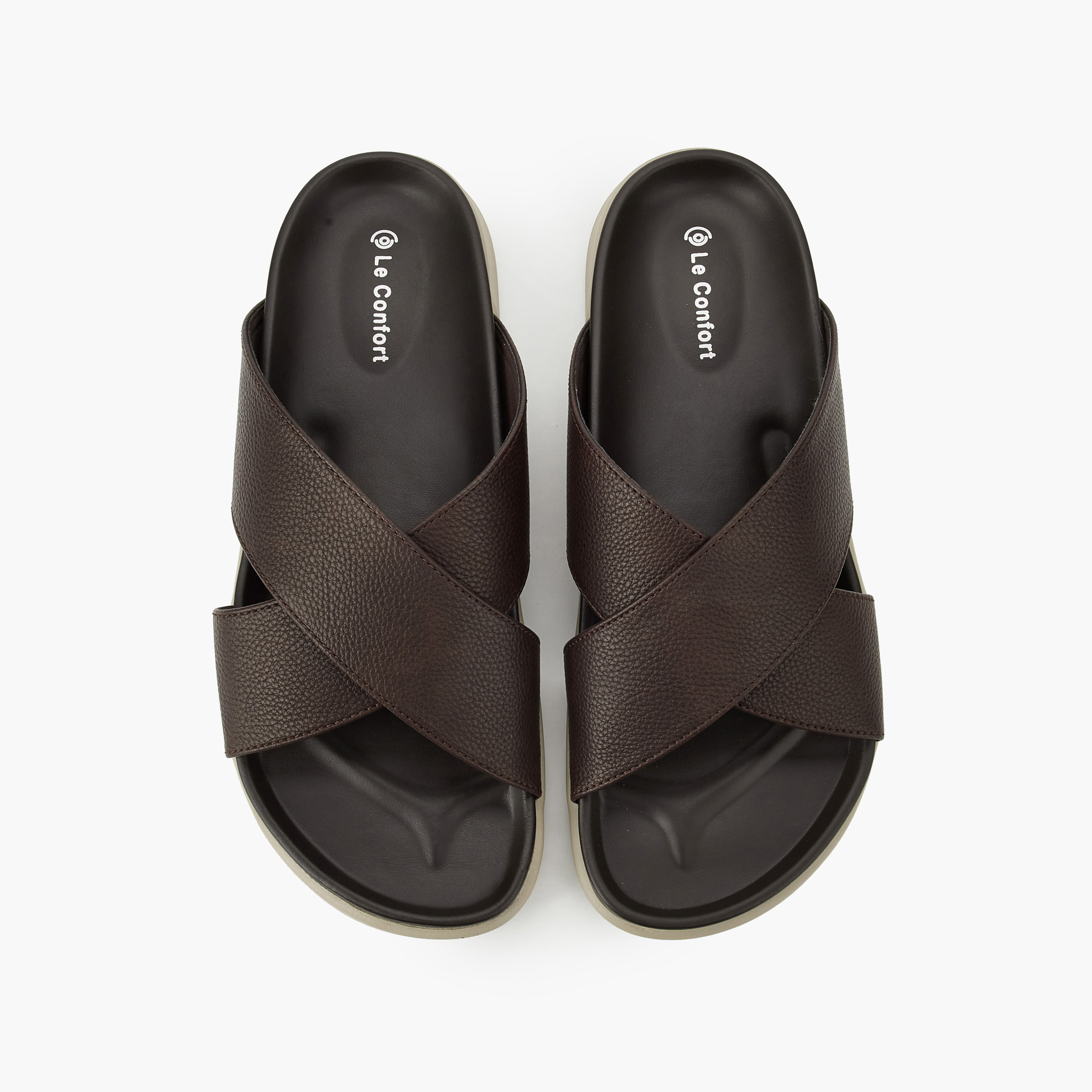 Le Confort Men Cross Strap Sandals-men-shoes-sandals-image-1