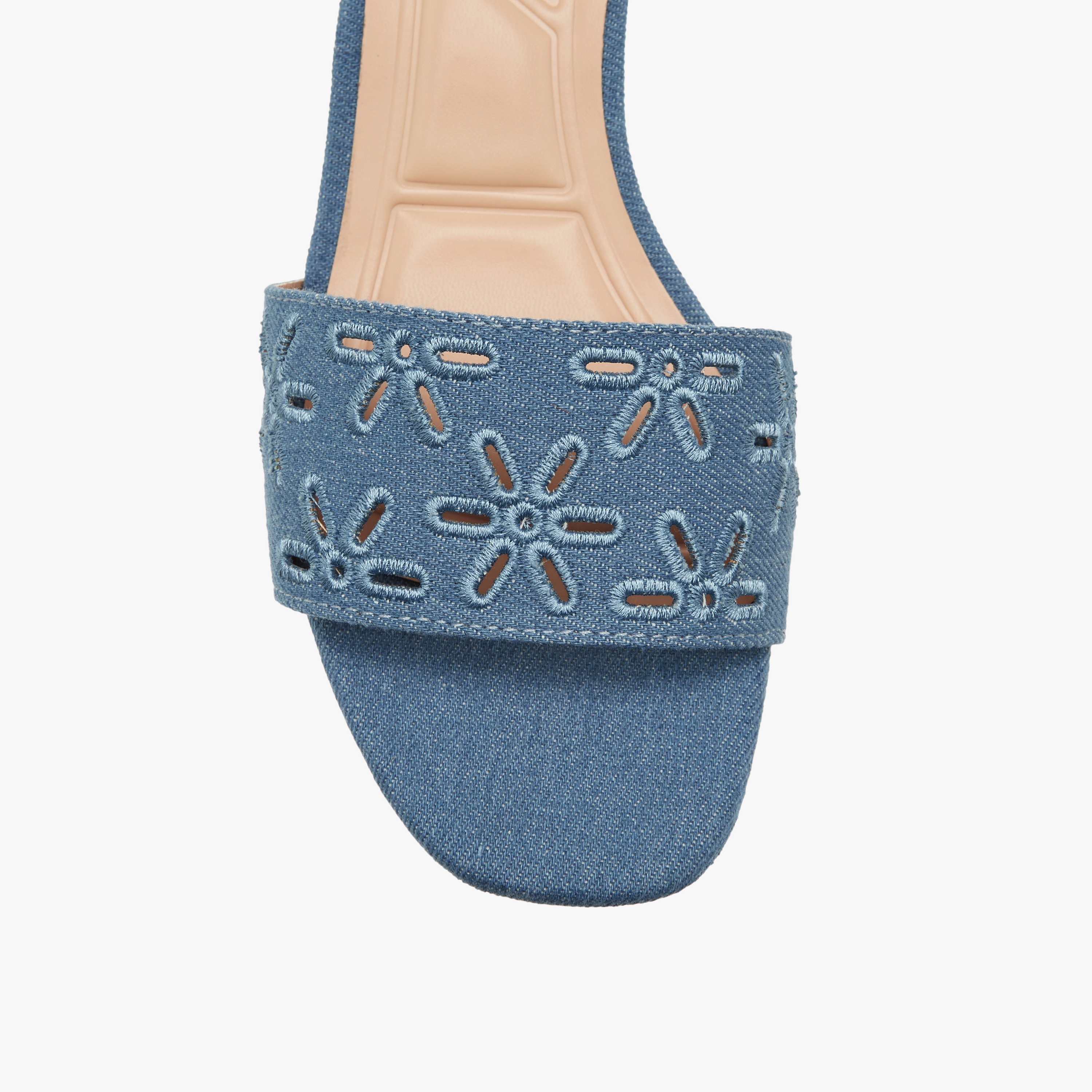 Celeste Women's Flower Embroidered Slip-On Sandals with Kitten Heels-women-shoes-sandals-heeled-image-4