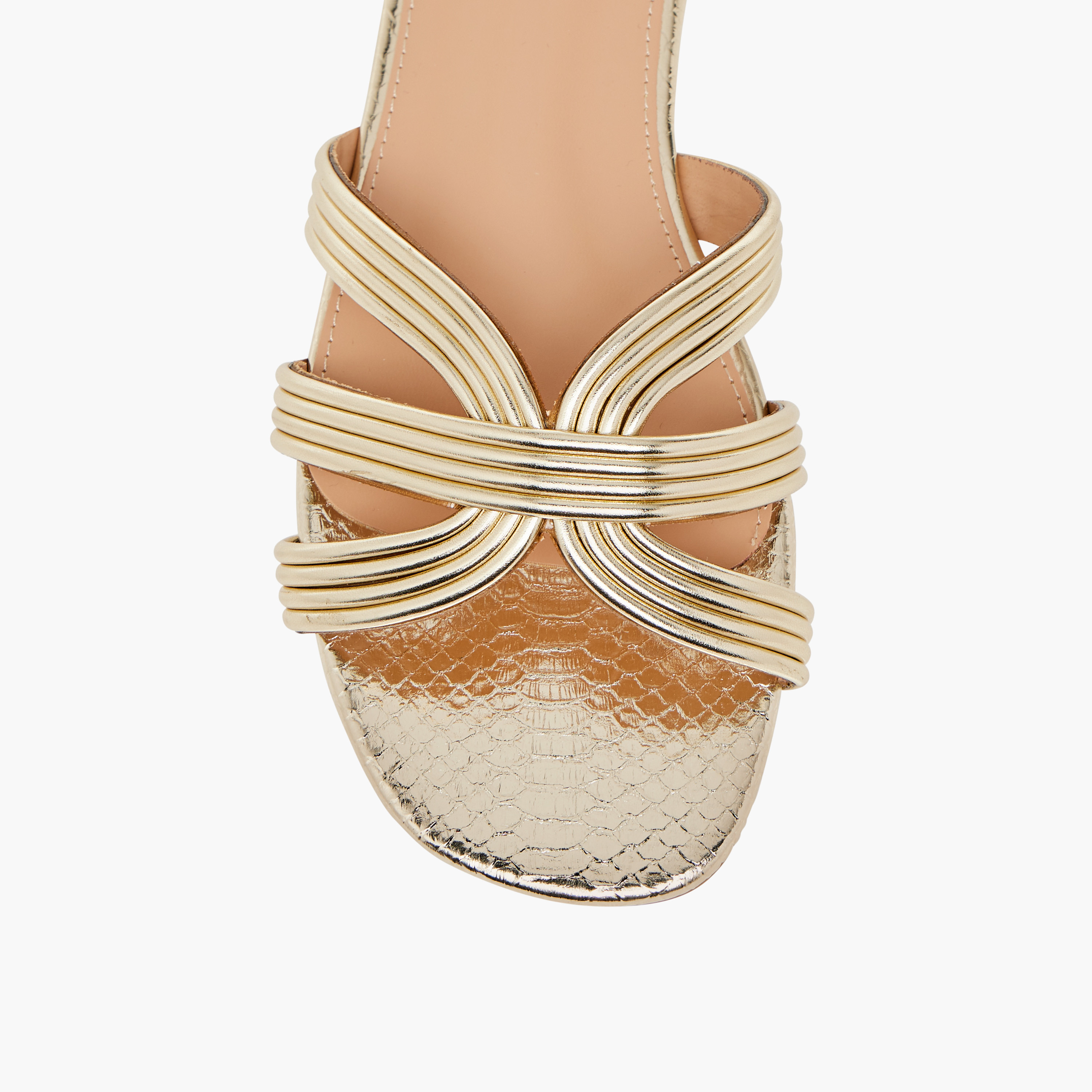 صندل مسطح سهل الارتداء بارز الملمس للنساء من سيليست-women-shoes-flats-sandals-image-4