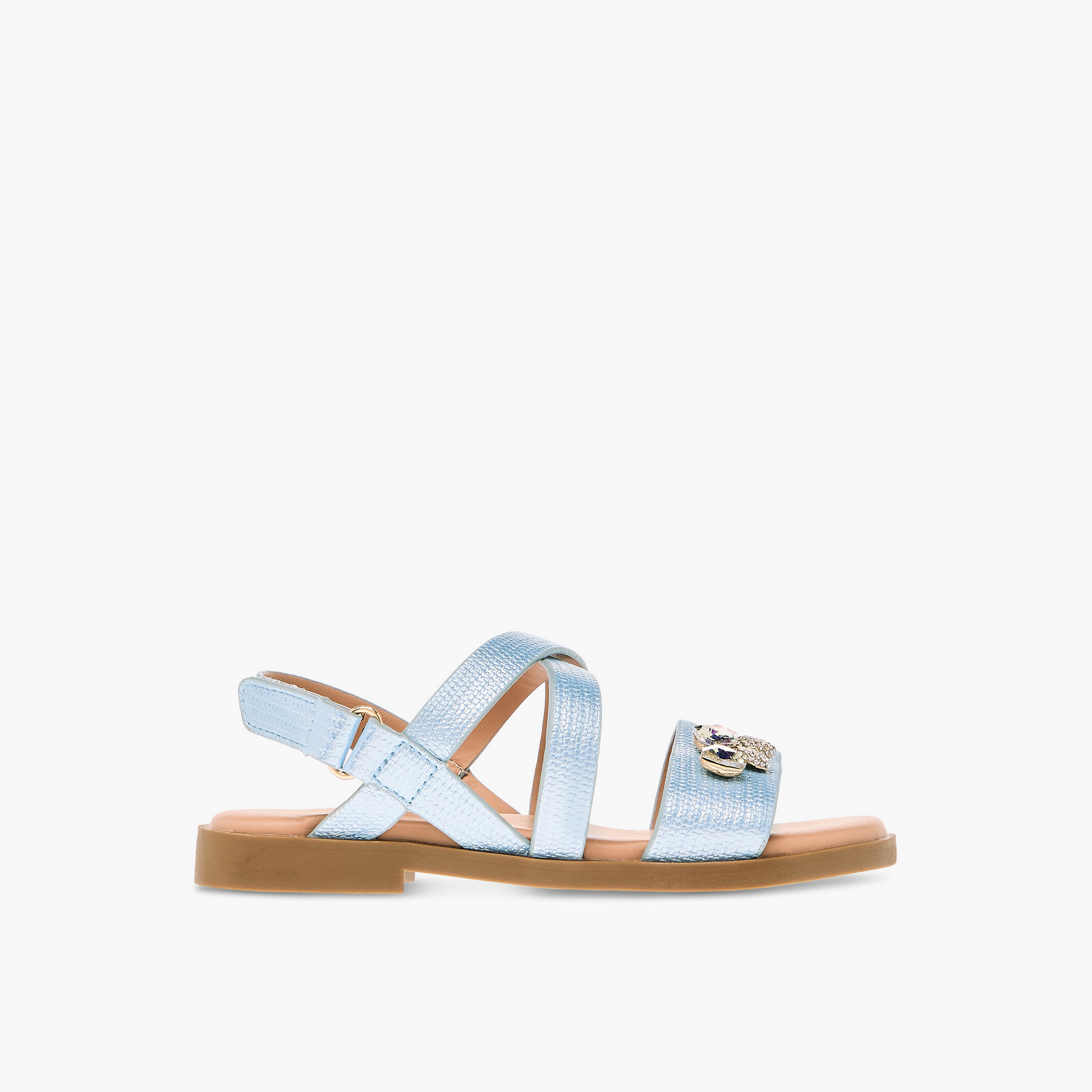 صندل مزيّن بفيونكة بشريط إغلاق لاصق من جونيورز-girls-shoes-sandals-image-10