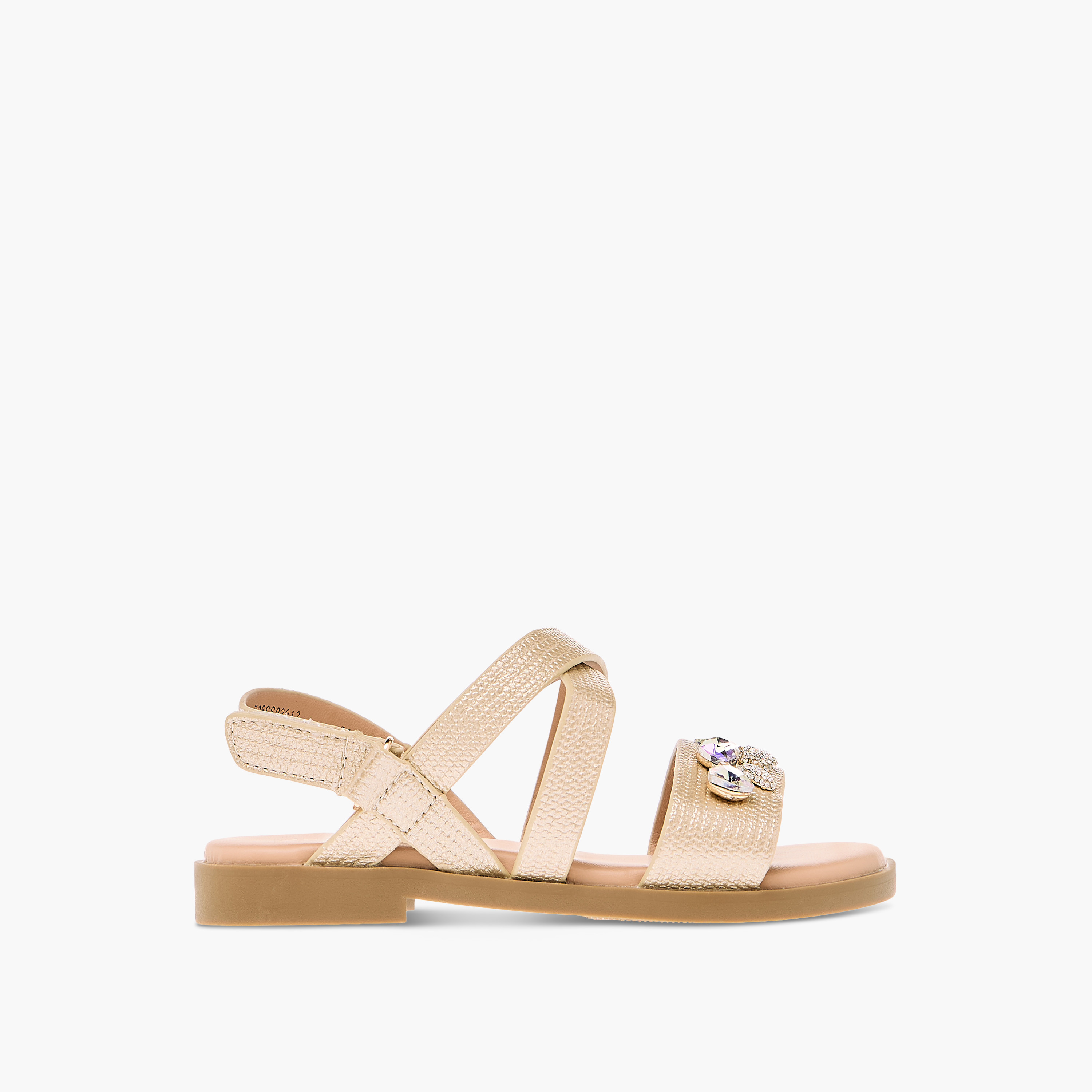 صندل مزيّن بفيونكة بشريط إغلاق لاصق من جونيورز-girls-shoes-sandals-image-2