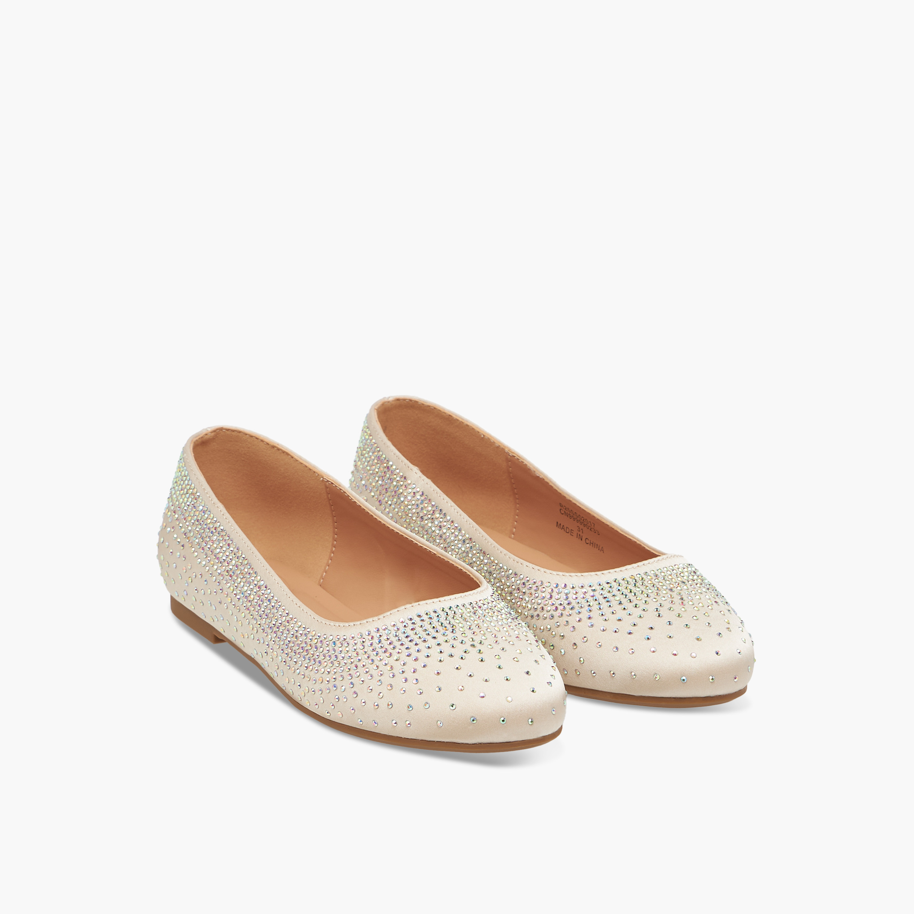 حذاء باليرينا مزين سهل الارتداء للبنات من سسليست-girls-shoes-ballerinas-image-1
