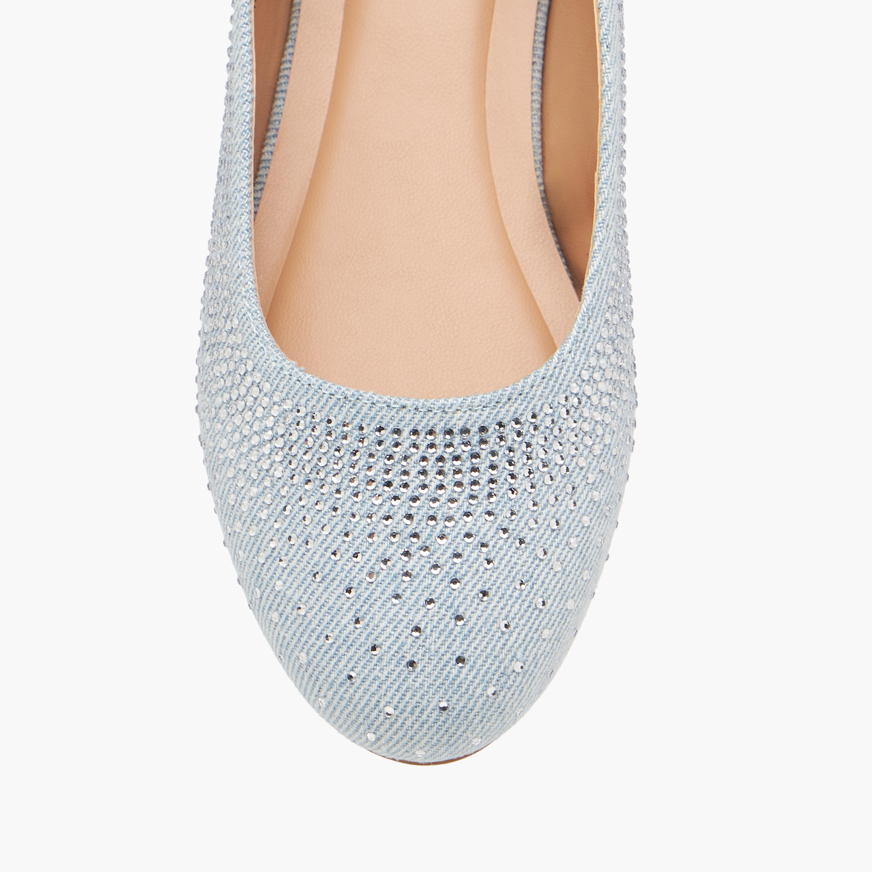 Celeste Girl's Rhinestone Embellished Slip-On Ballerina Shoes-girls-shoes-ballerinas-image-4
