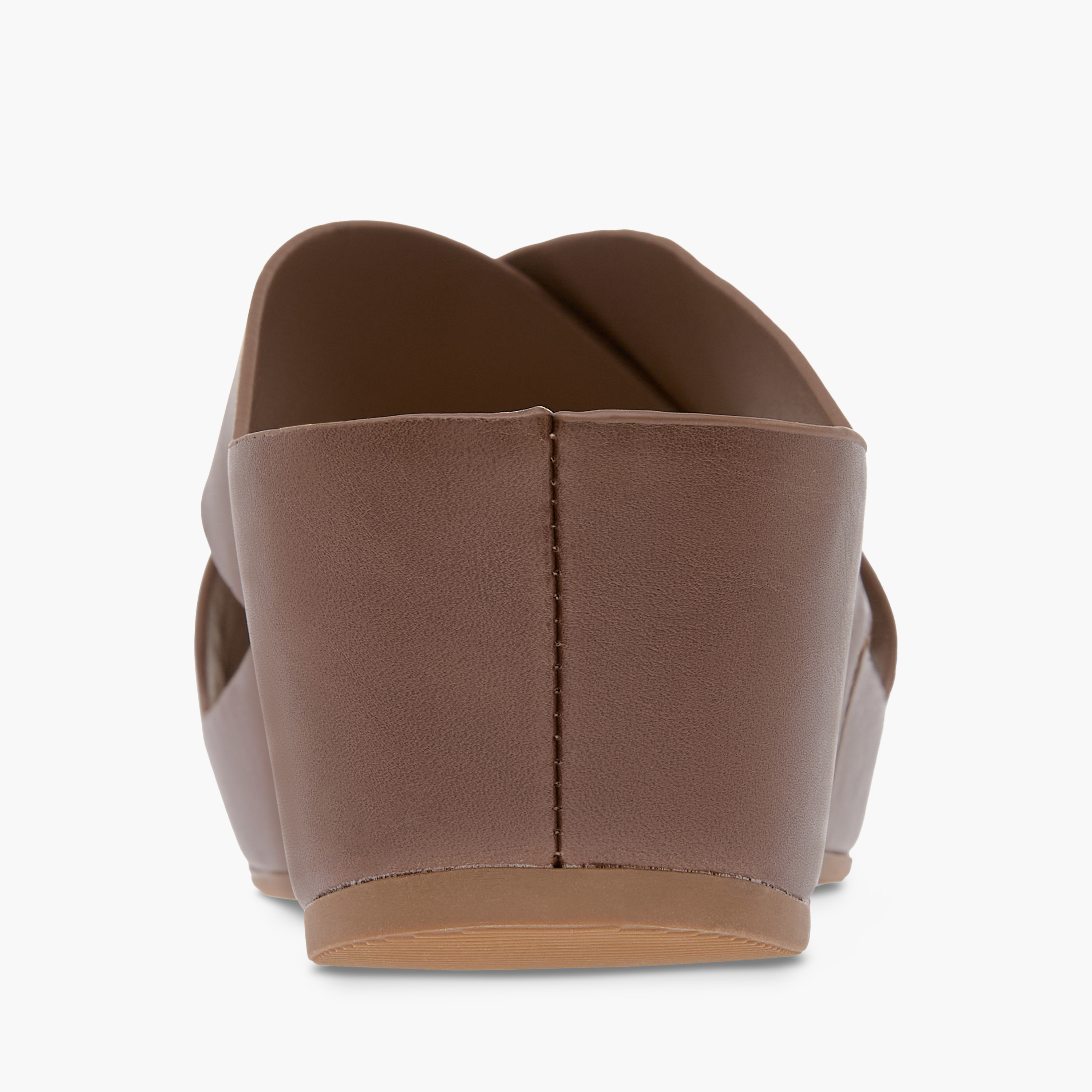 صندل مريح سادة بحزام متقاطع وكعب ويدج من لو كونفورت-women-shoes-sandals-heeled-image-5