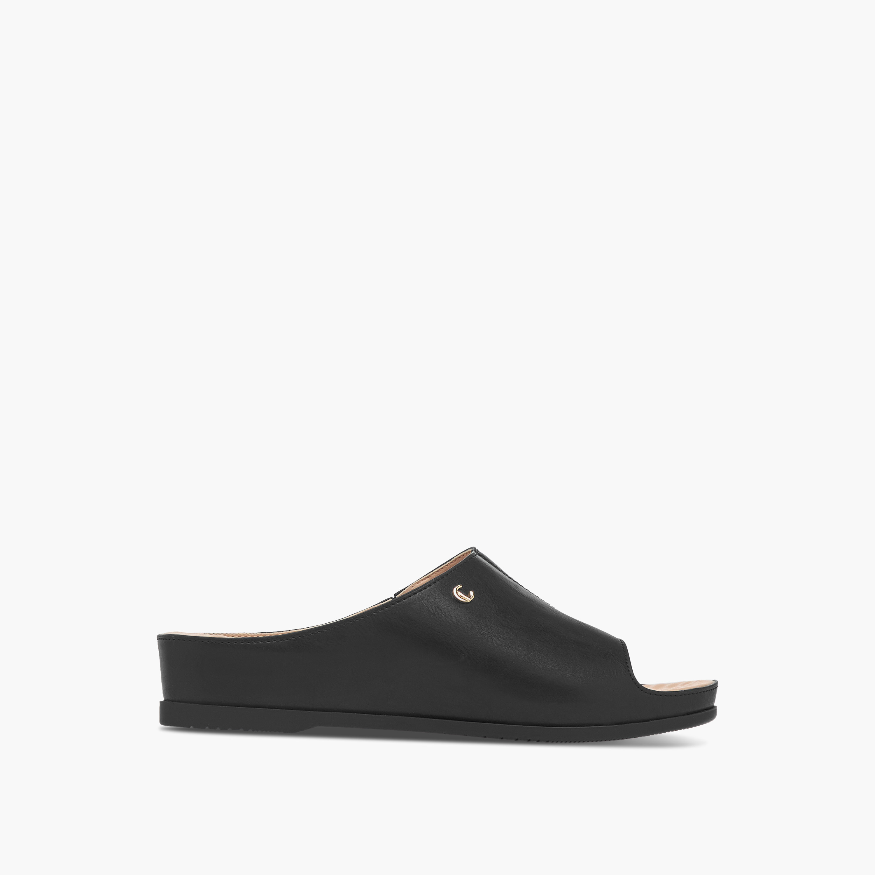 صندل مريح سادة سهل الارتداء بمقدمة مفتوحة من لو كونفورت-women-shoes-flats-sandals-image-3