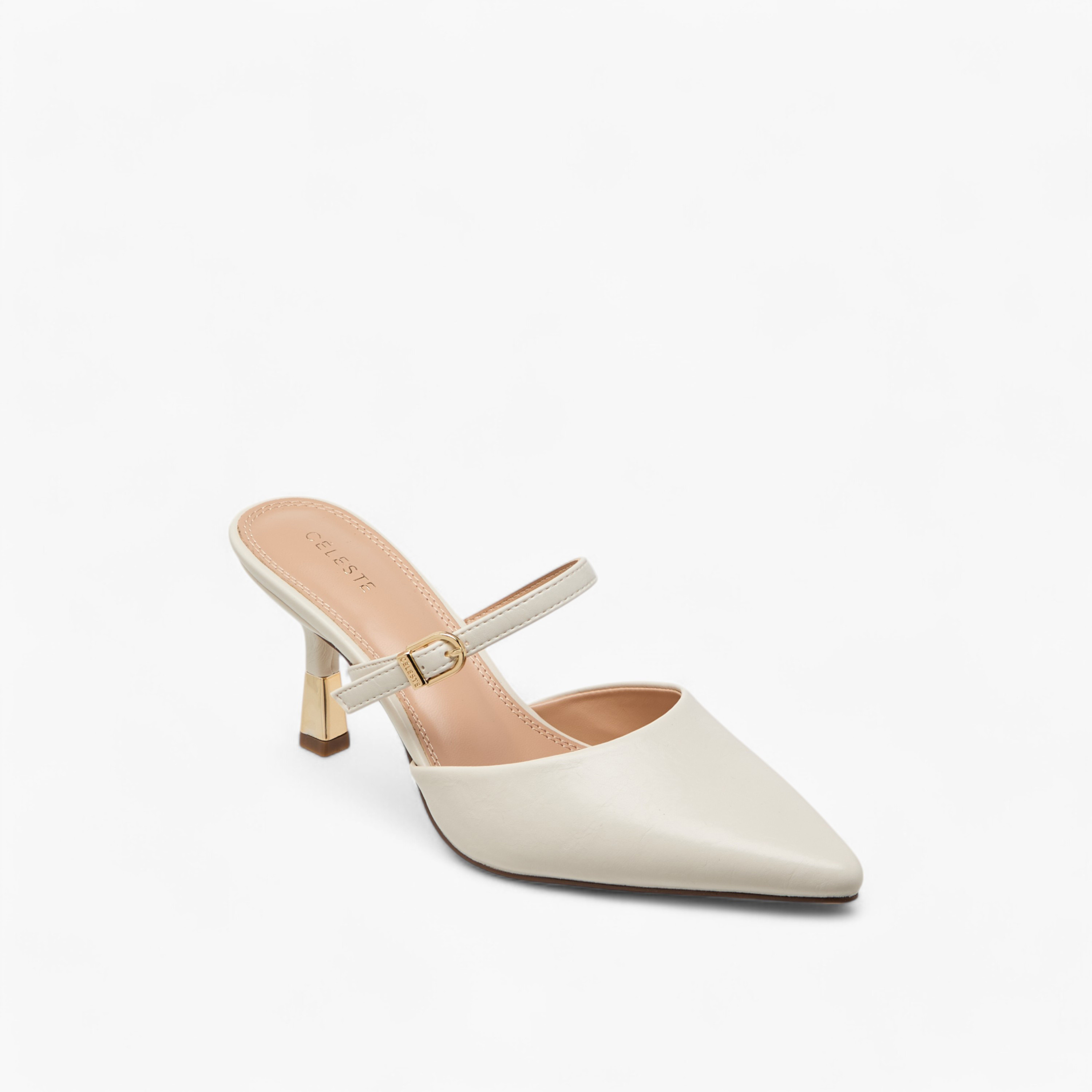 Celeste Women's Solid Slip-On Mules with Stilettos Heels-women-shoes-heels-image-2