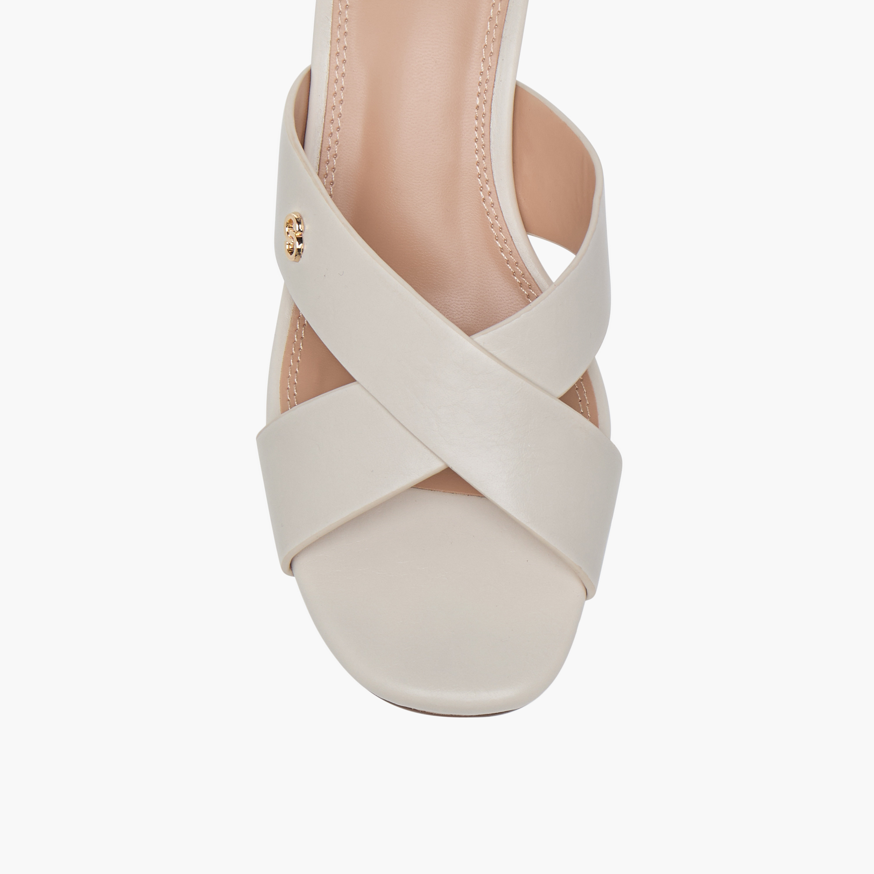 صندل سادة سهل الارتداء بحزام متقاطع وكعب لامع للنساء من سيليست-women-shoes-sandals-heeled-image-4