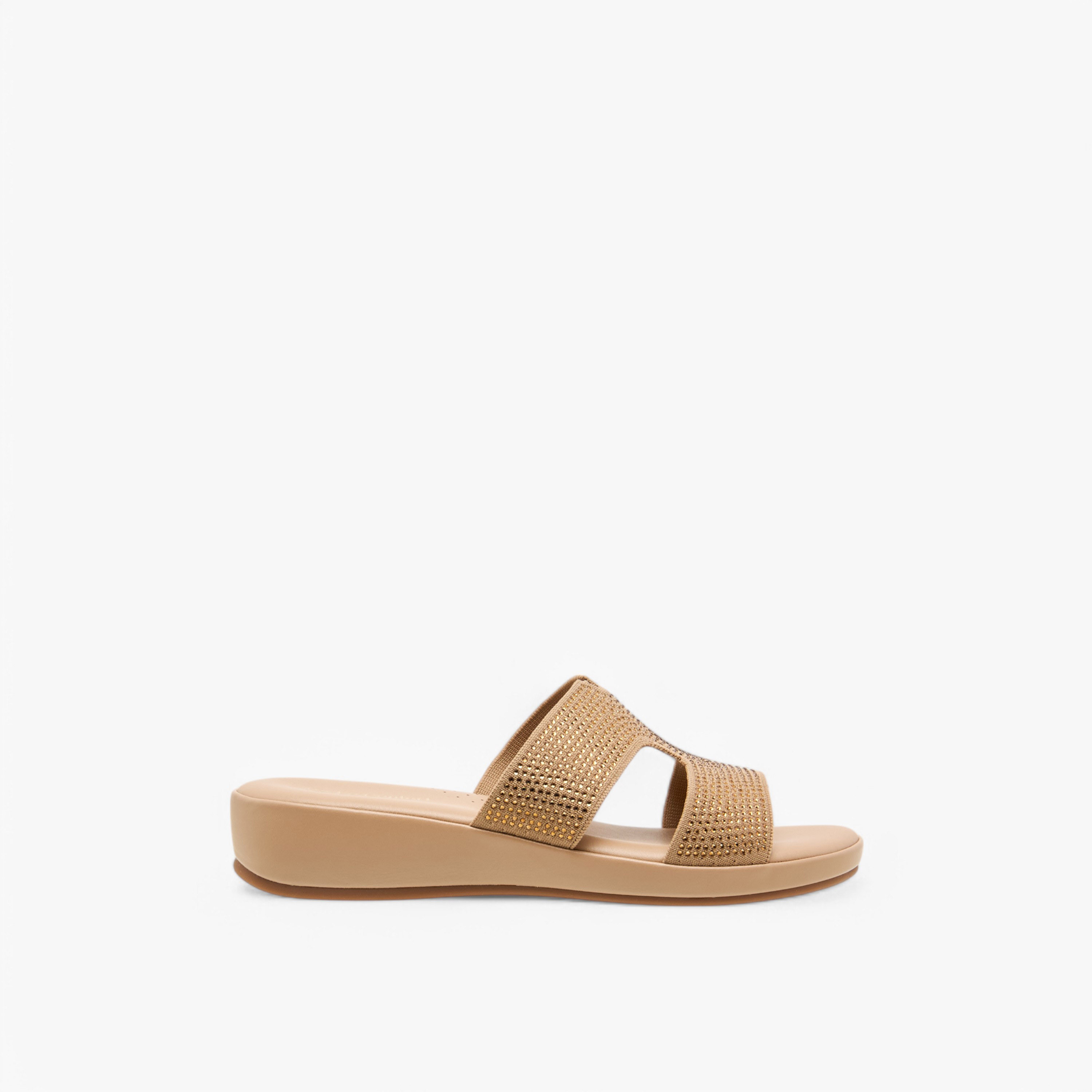 Le Confort Rhinestone Embellished Slip-On Comfort Sandals-women-shoes-flats-sandals-image-3