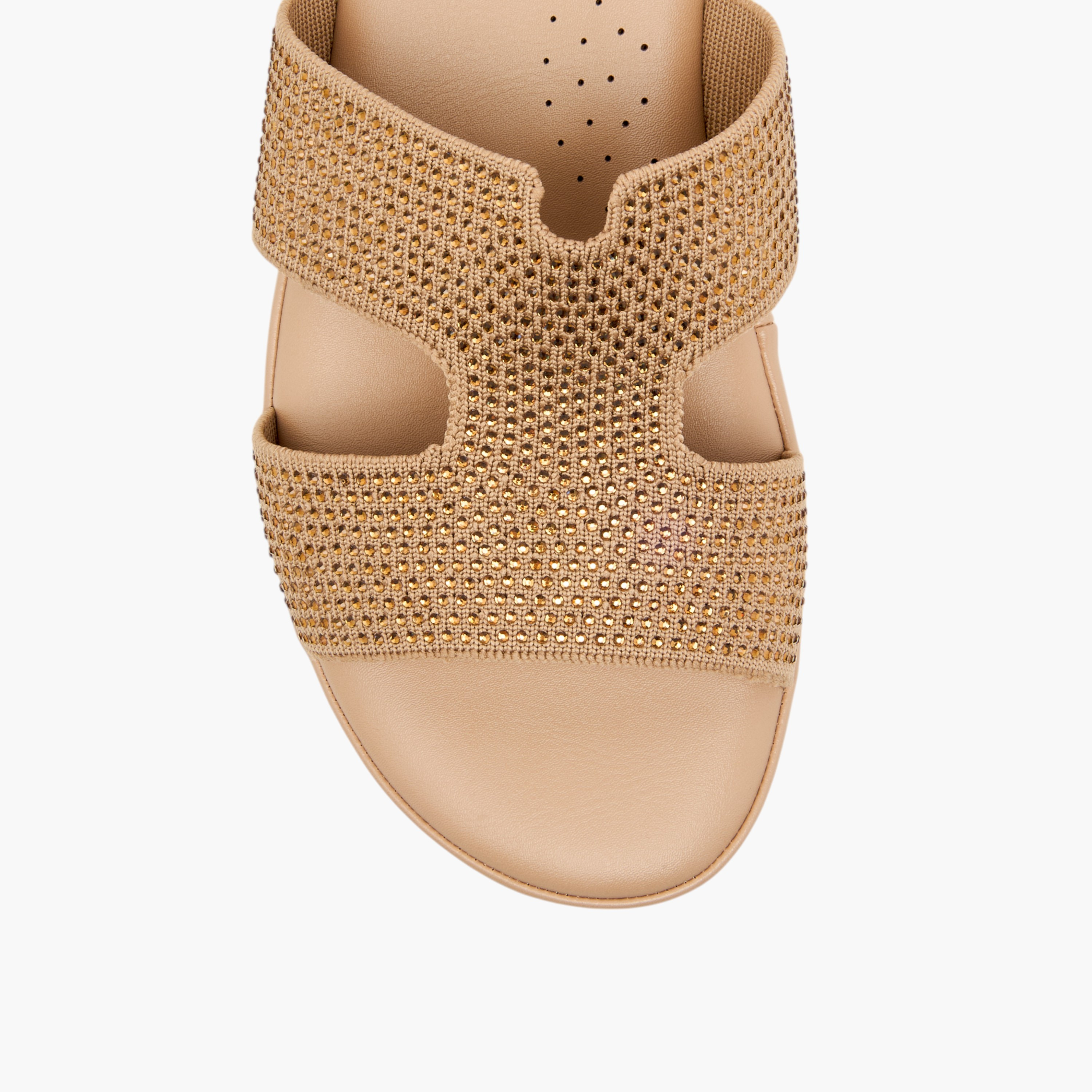 Le Confort Rhinestone Embellished Slip-On Comfort Sandals-women-shoes-flats-sandals-image-4