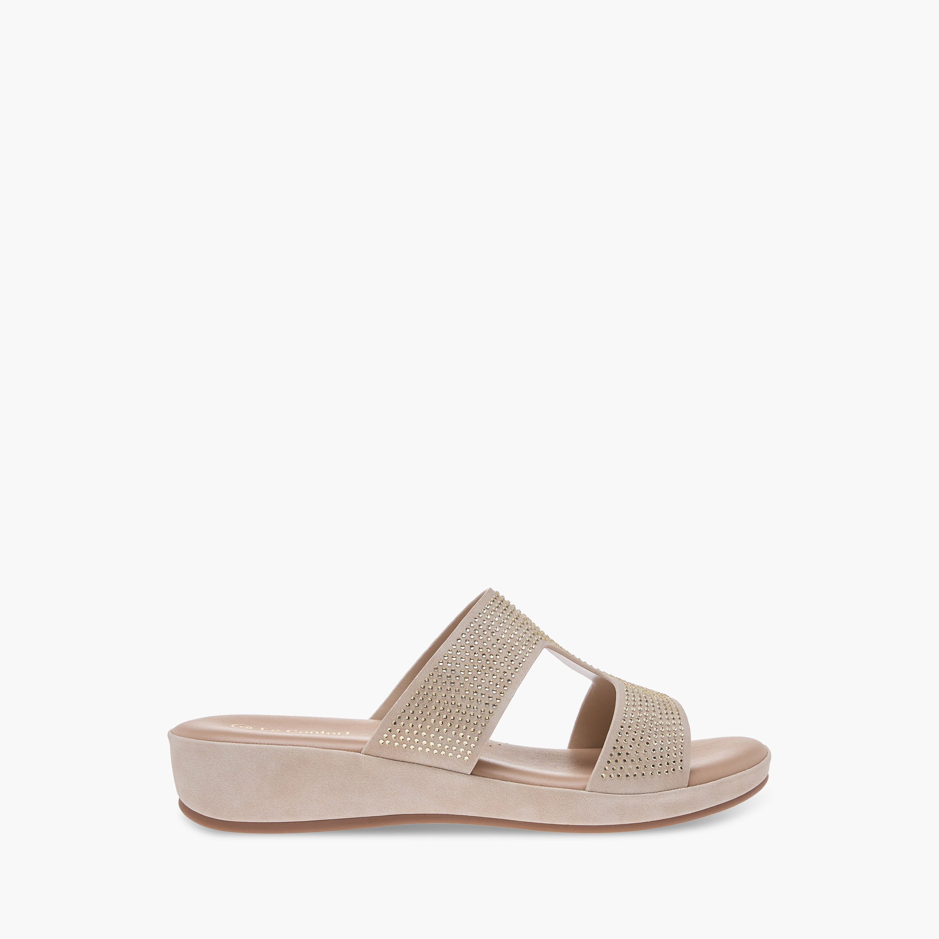 Le Confort Embellished Slip-On Comfort Sandals-women-shoes-flats-sandals-image-3