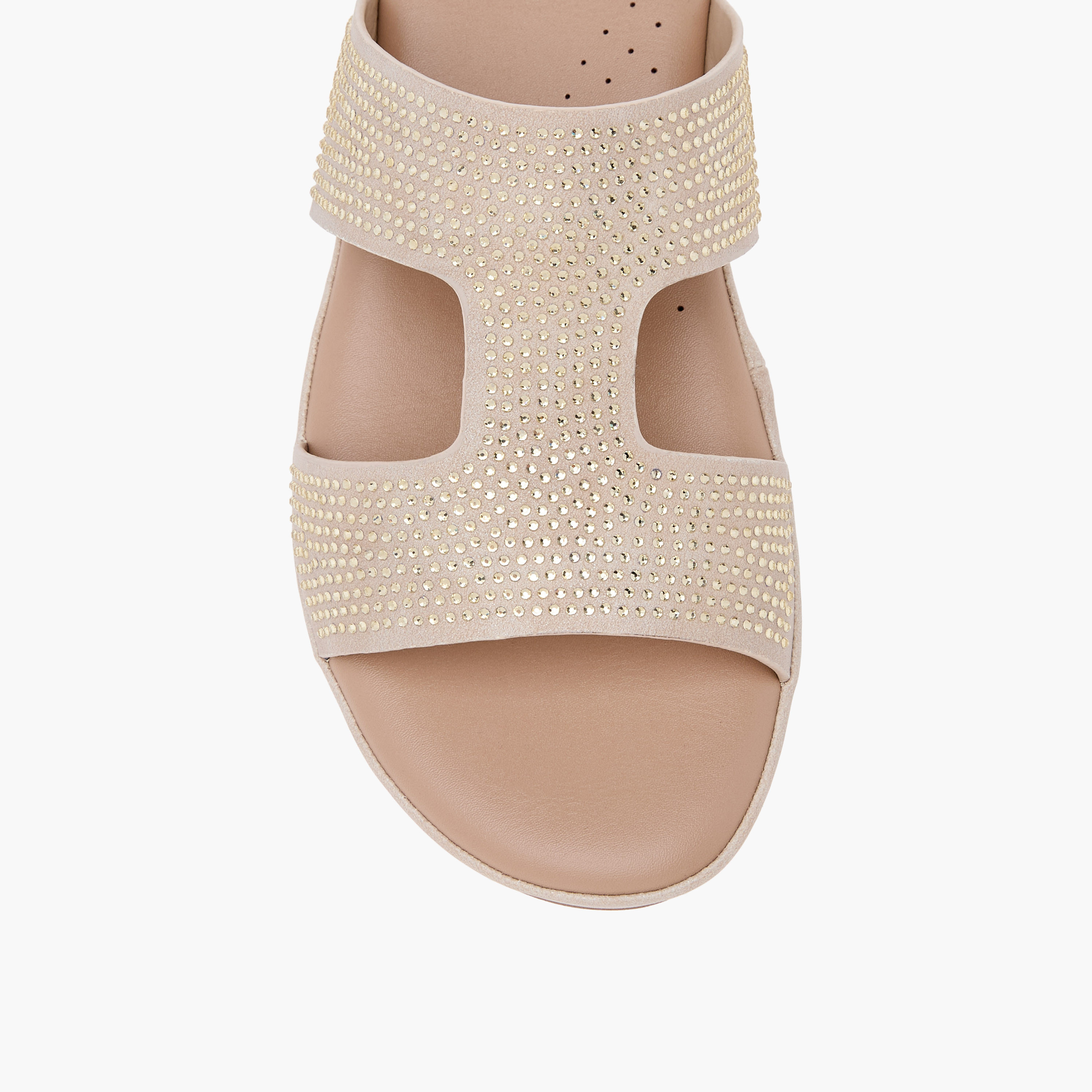 Le Confort Embellished Slip-On Comfort Sandals-women-shoes-flats-sandals-image-4