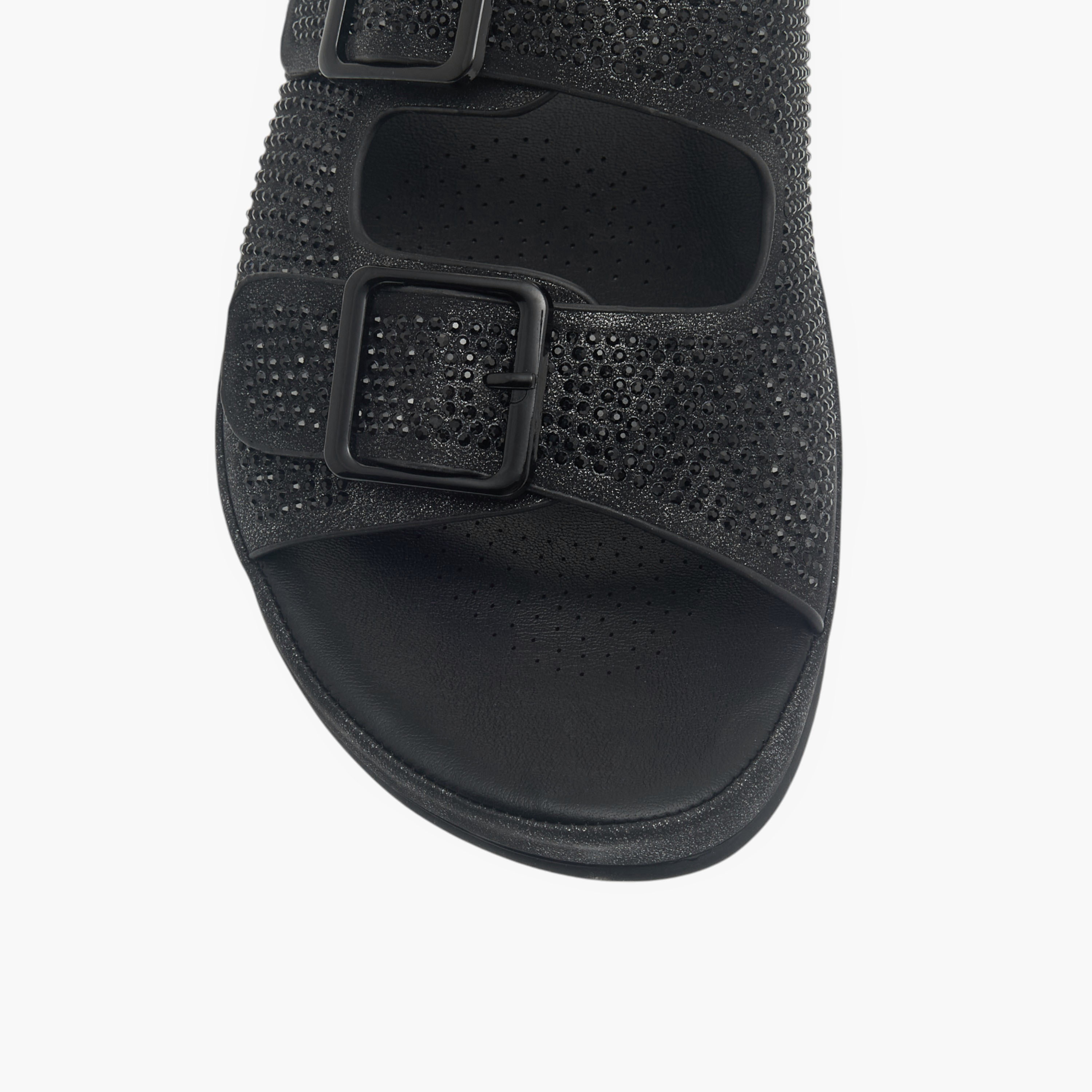 Flora Bella Embellished Slip-On Comfort Sandals with Buckle Accent-women-shoes-flats-sandals-image-4