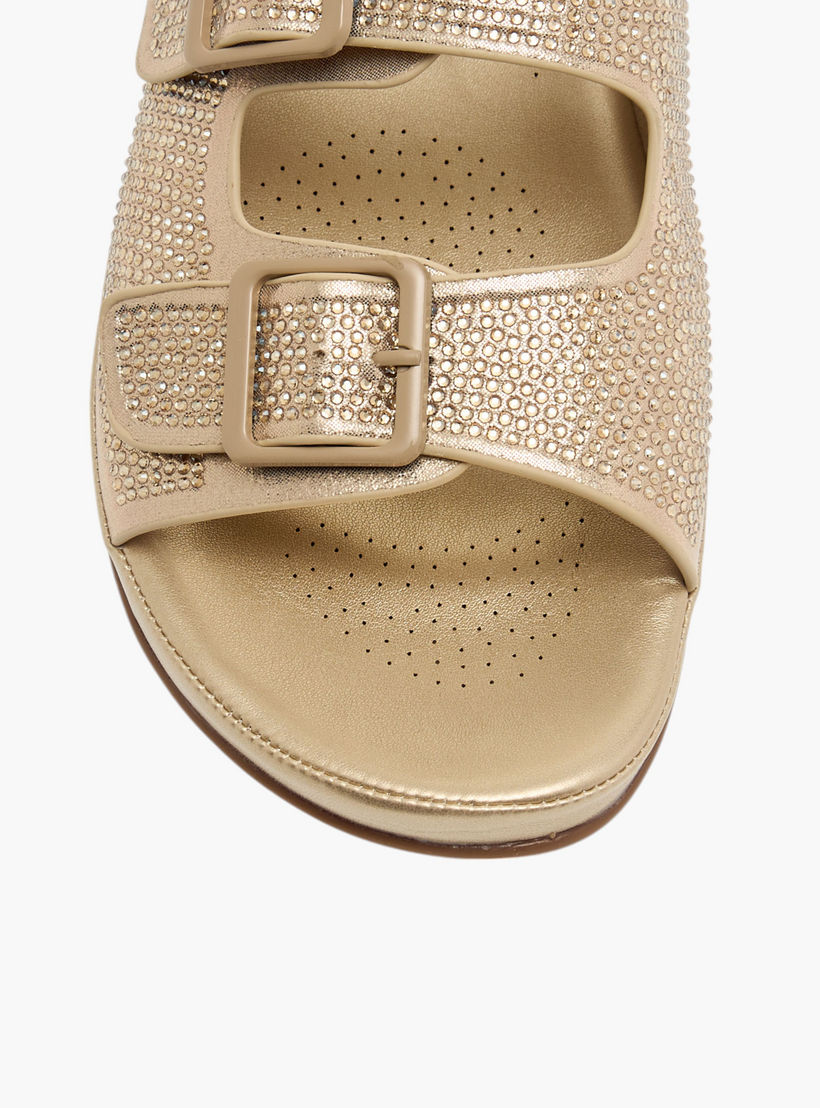 صندل مريح مزين سهل الارتداء بزينة إبزيم من فلورا بيلا-women-shoes-flats-sandals-image-4