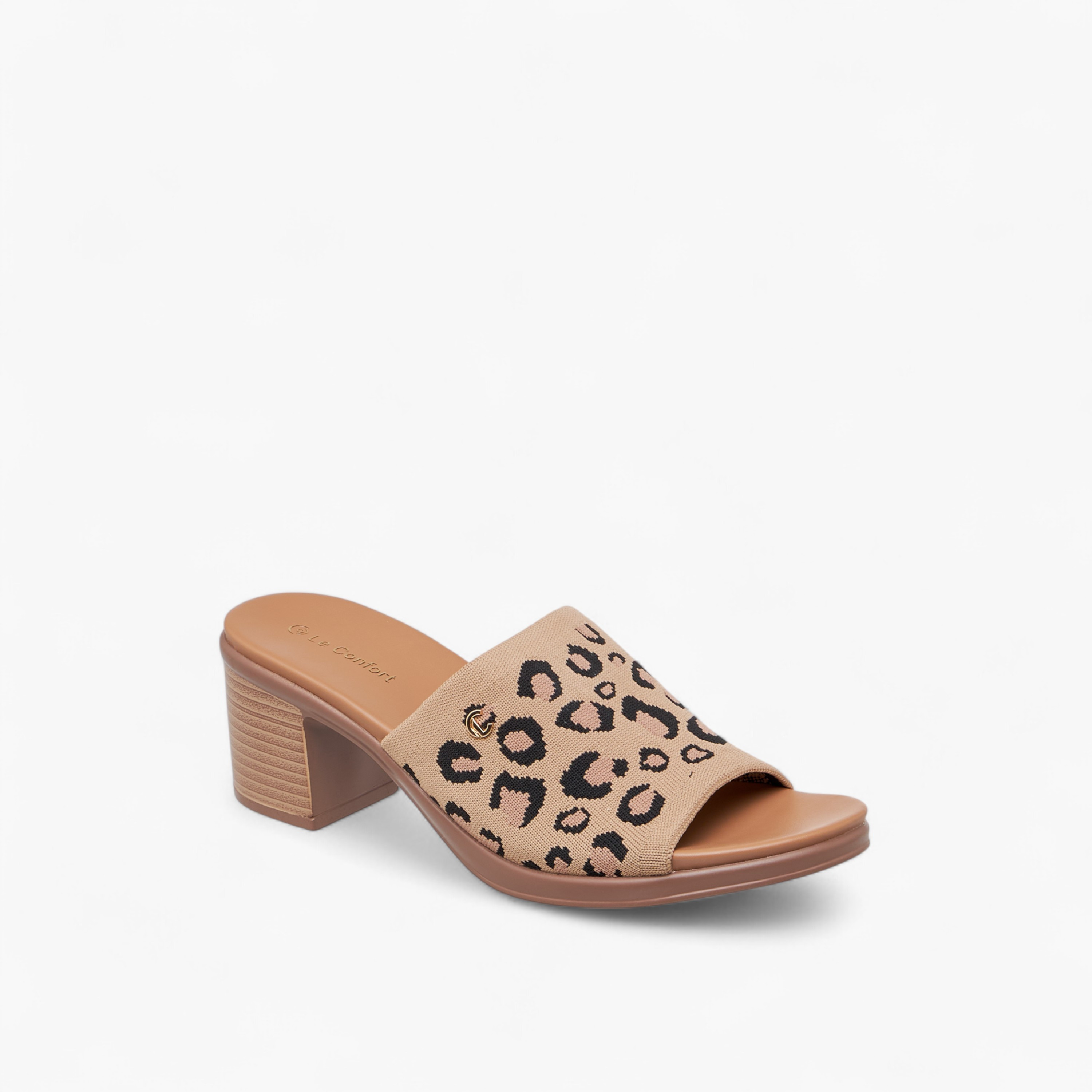Le Confort Printed Slip-On Sandals with Block Heels-women-shoes-sandals-heeled-image-2