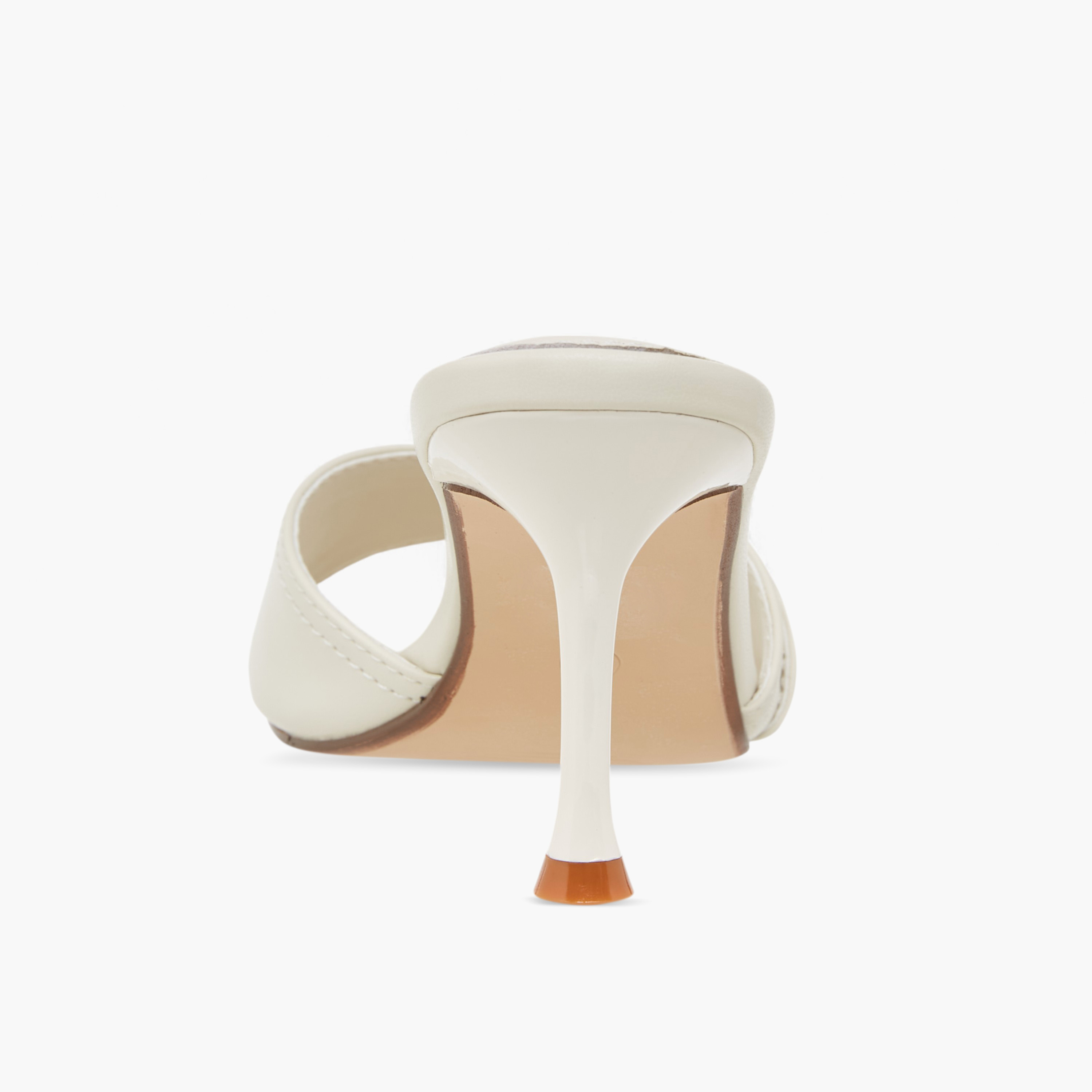 Paprika Buckle Accent Slip-On Sandals with Stiletto Heels-women-shoes-sandals-heeled-image-5